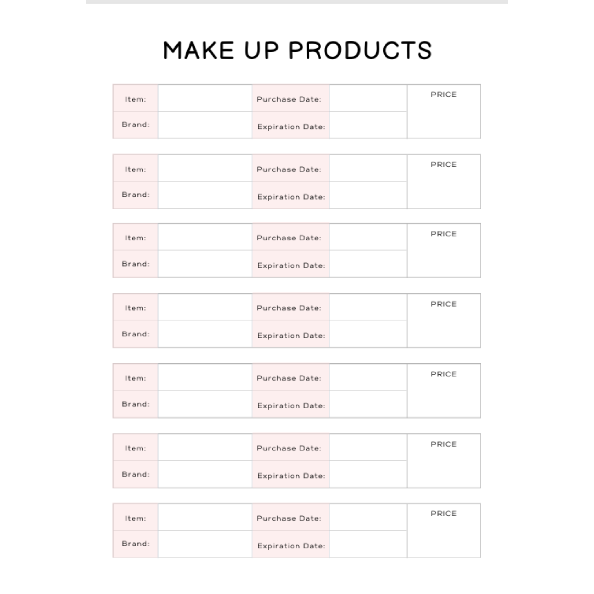 Self Care Planner Bundle 1
