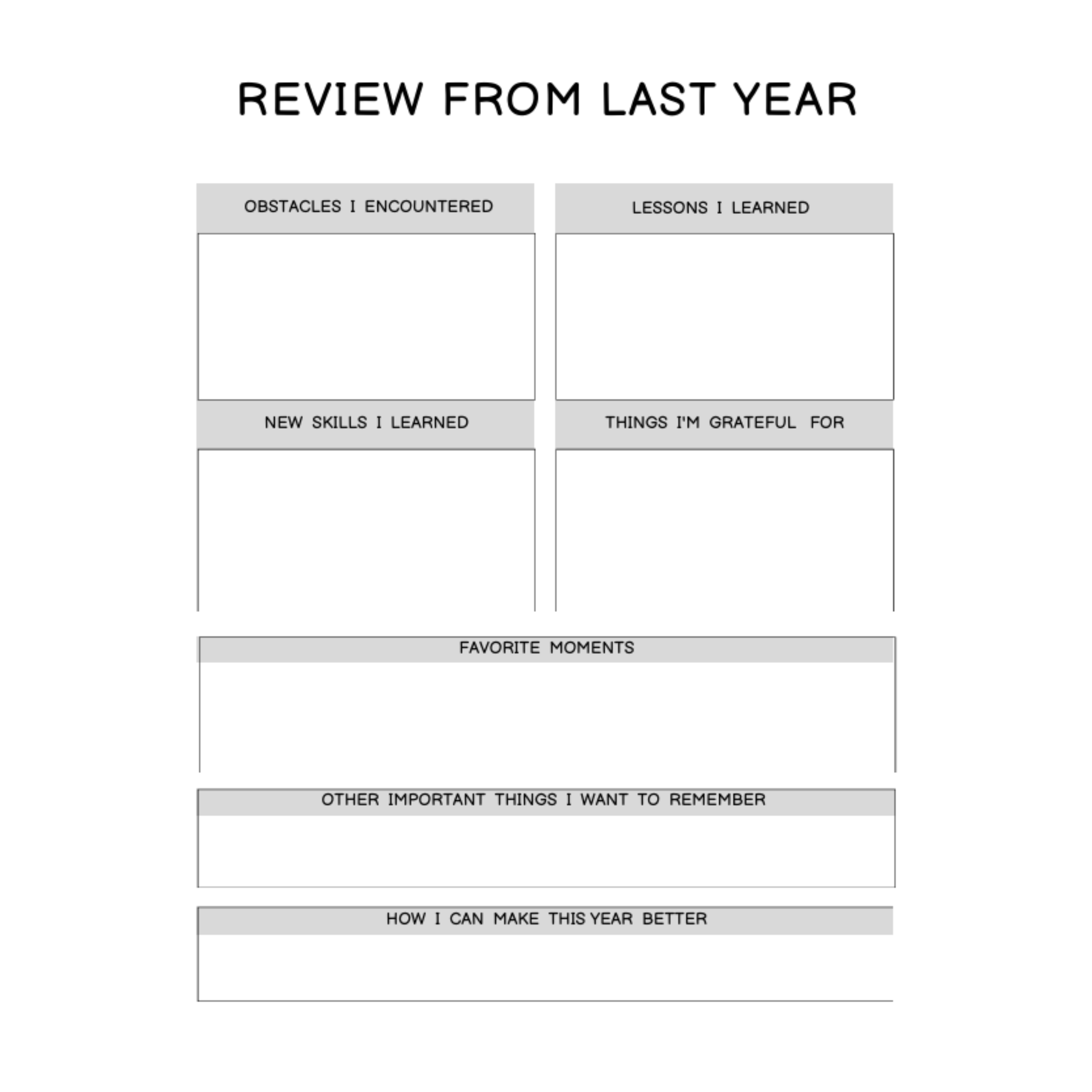 Personal Growth Planner Bundle