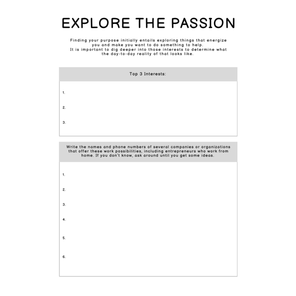 Find your Passion Planner Bundle