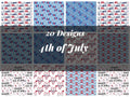 4th of July Seamless Digital Paper