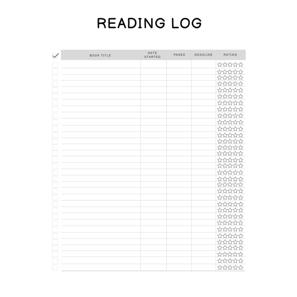 Reading Planner Bundle