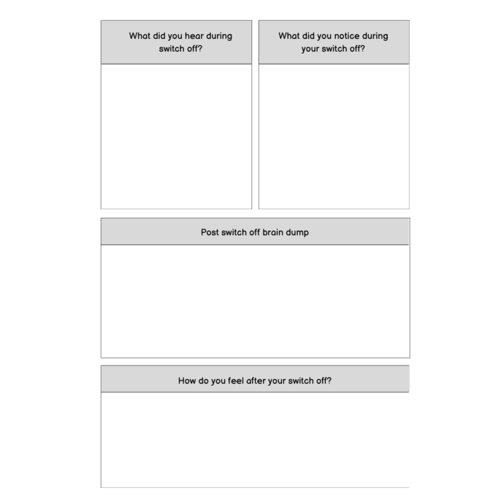 Switch Off Journal Bundle