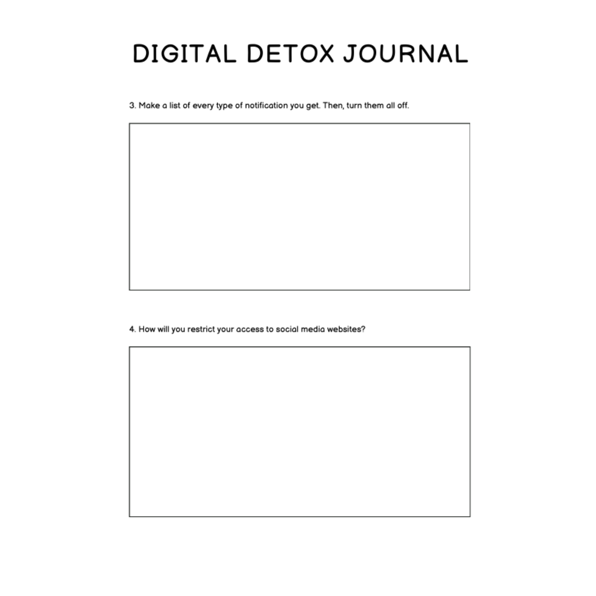 Switch Off Journal Bundle