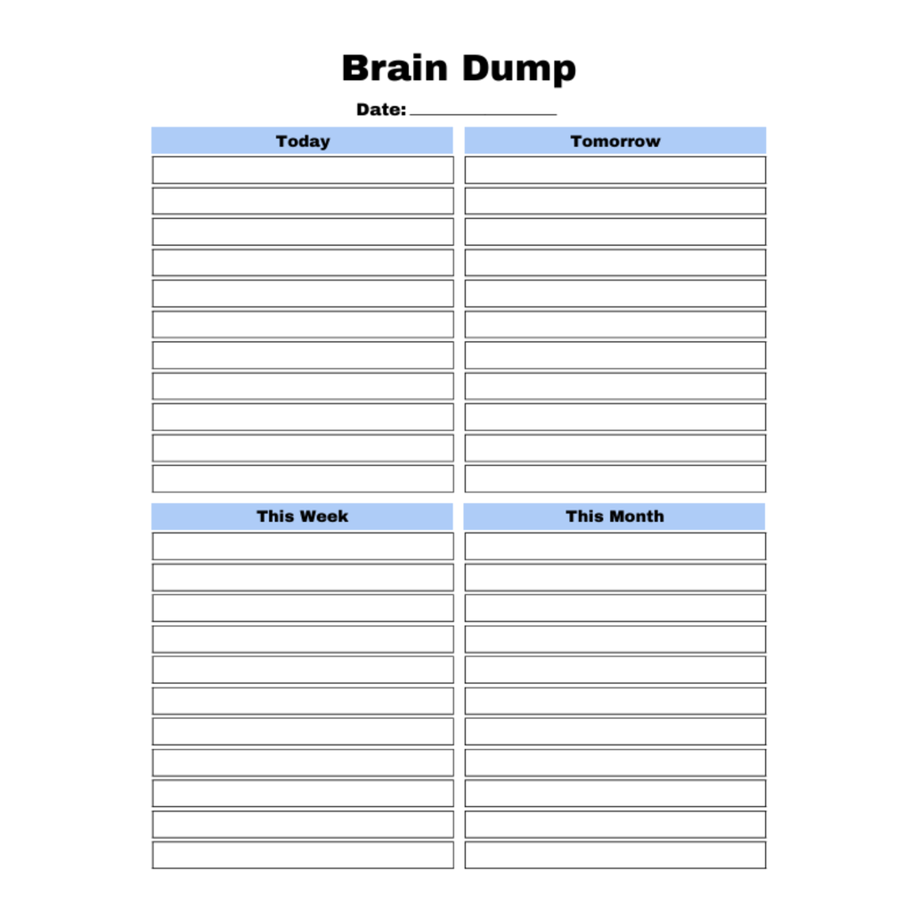 Brain Dump Bundle
