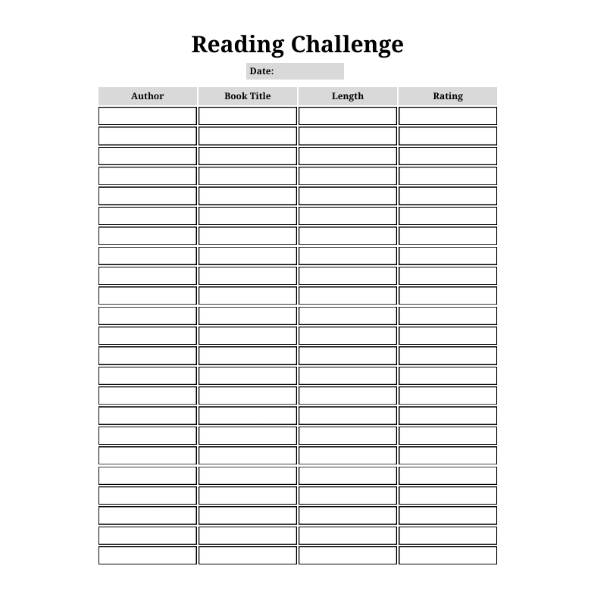 Digital Reading Journal Bundle