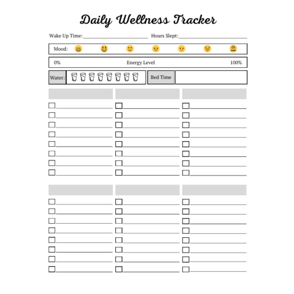 Self Care Planner Bundle 6