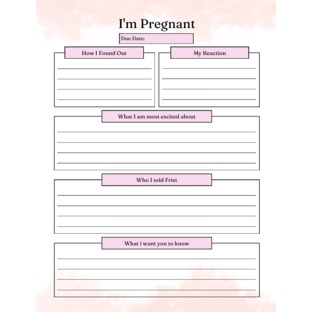 My Pregnancy Journal Bundle