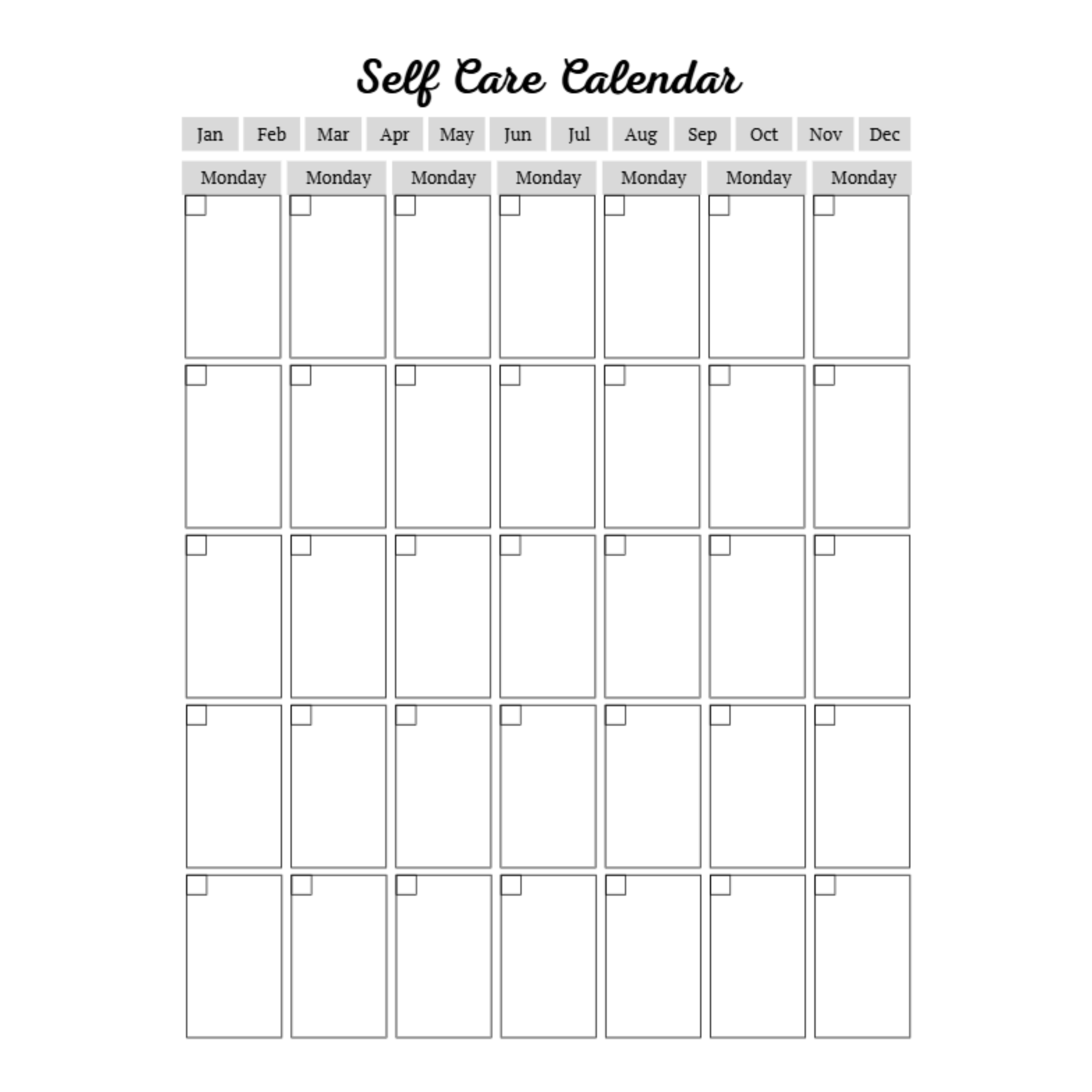 Self Care Planner Bundle 7