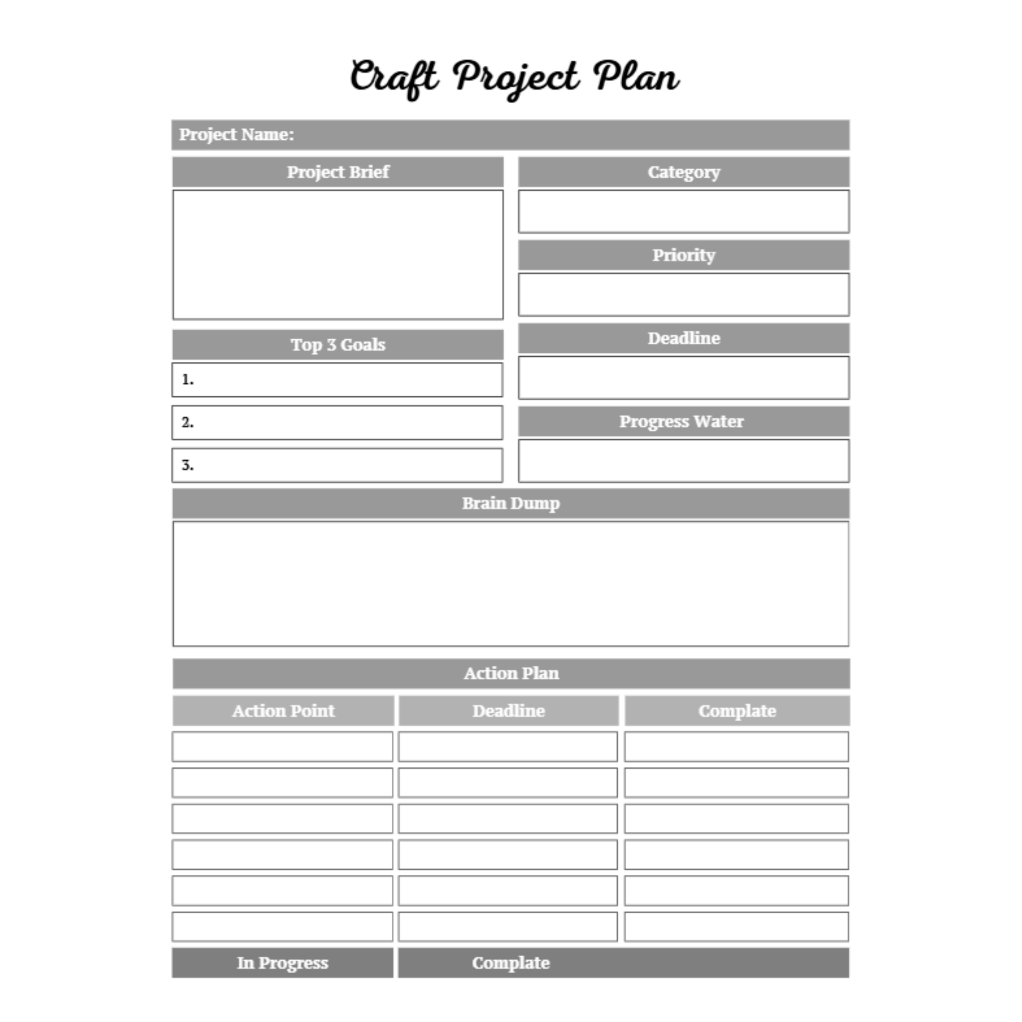 Craft Planner Bundle