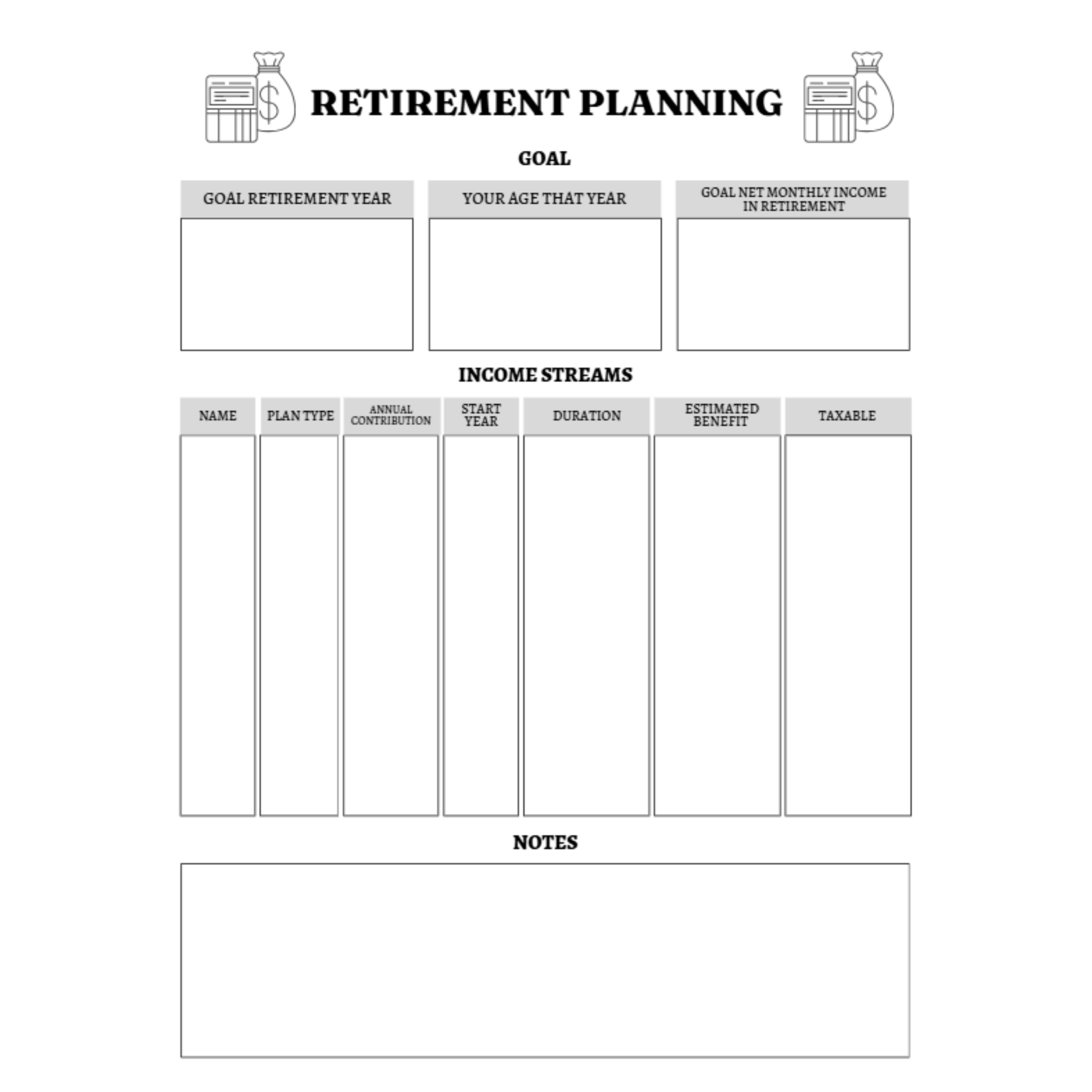 Budget Trackers Planner Bundle