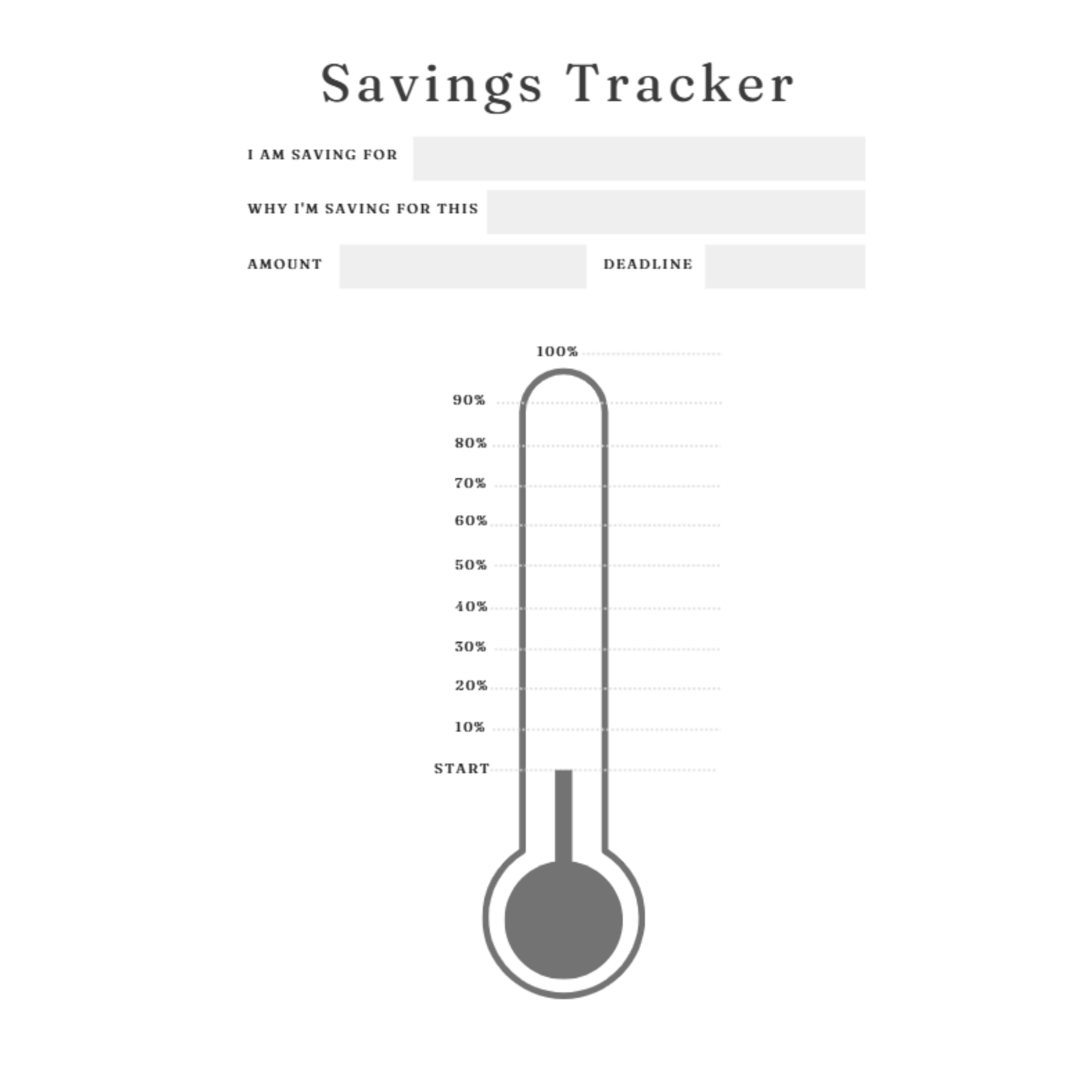 Savings Trackers Bundle