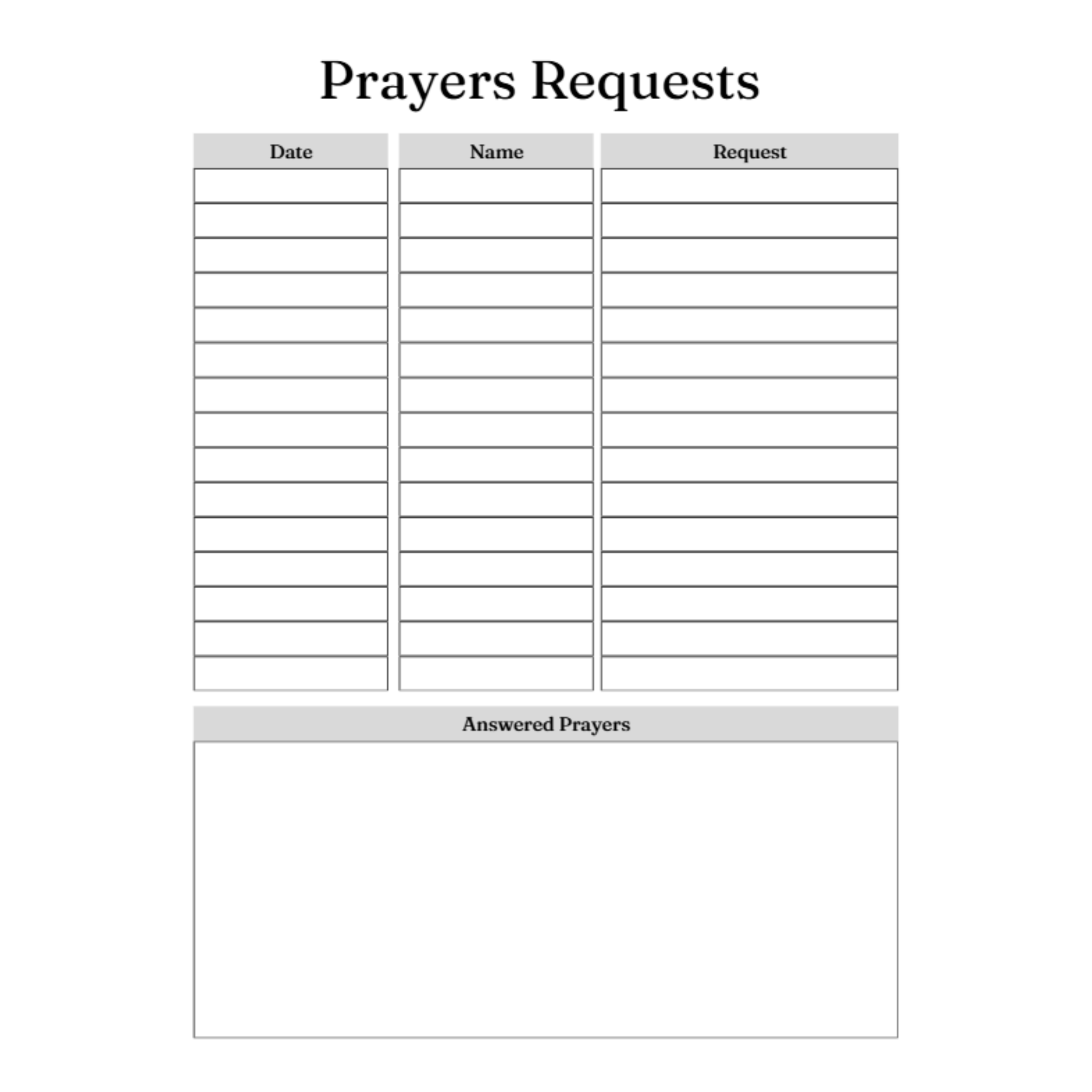 Prayer Journal Bundle 15