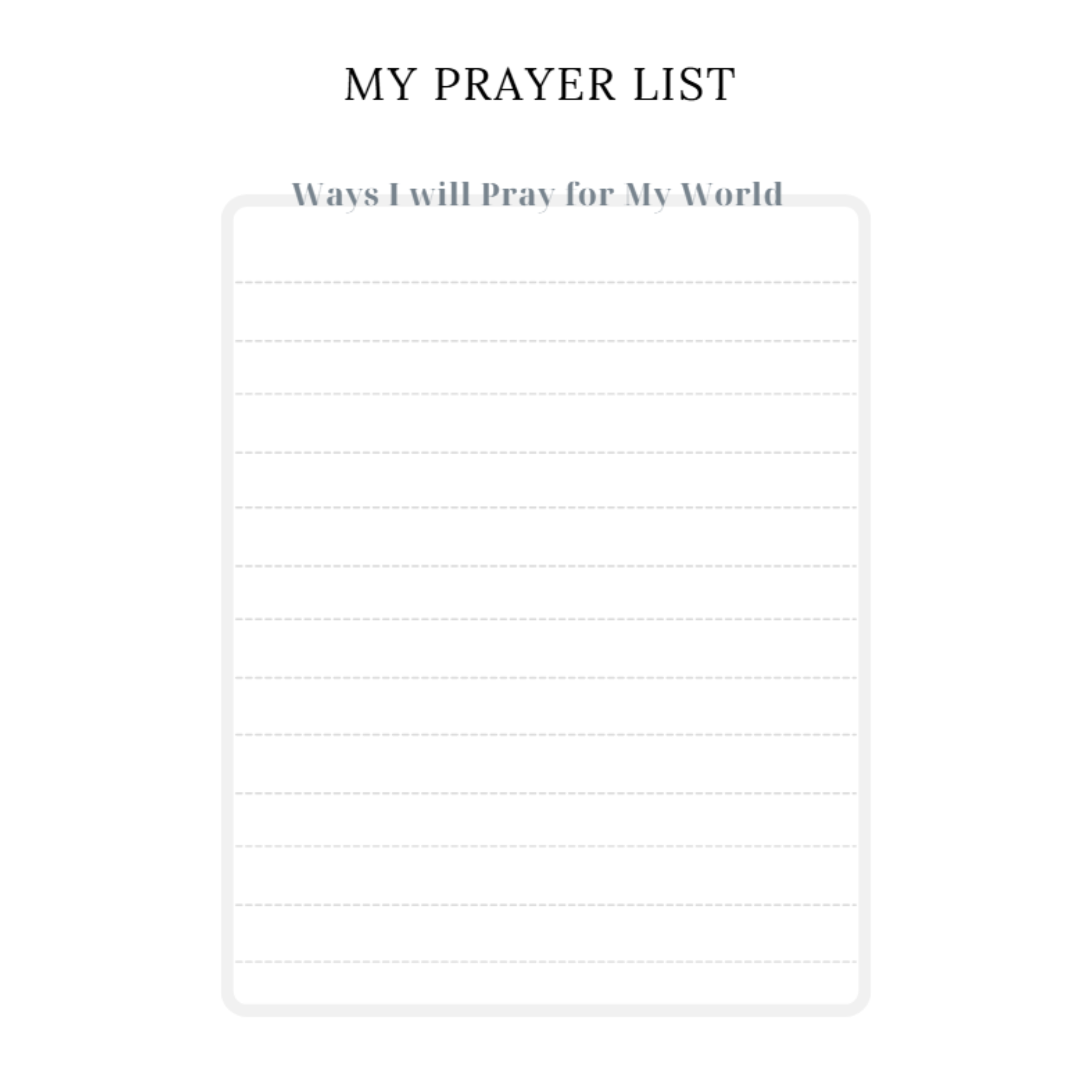 Prayer Journal Bundle 16