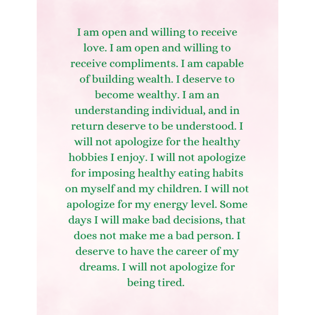 Positive Affirmations for Women Bundle