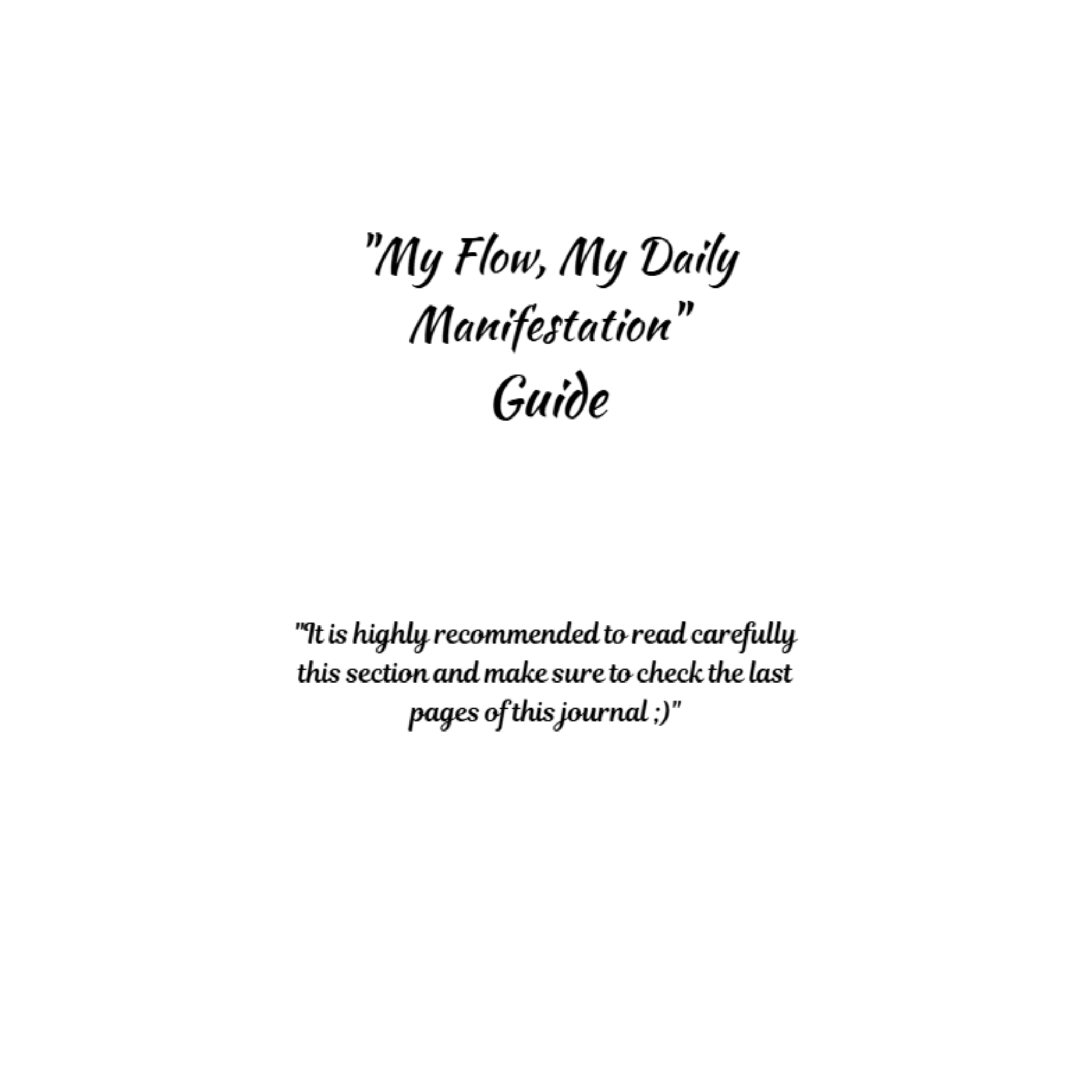 Daily Manifestation Guide Bundle