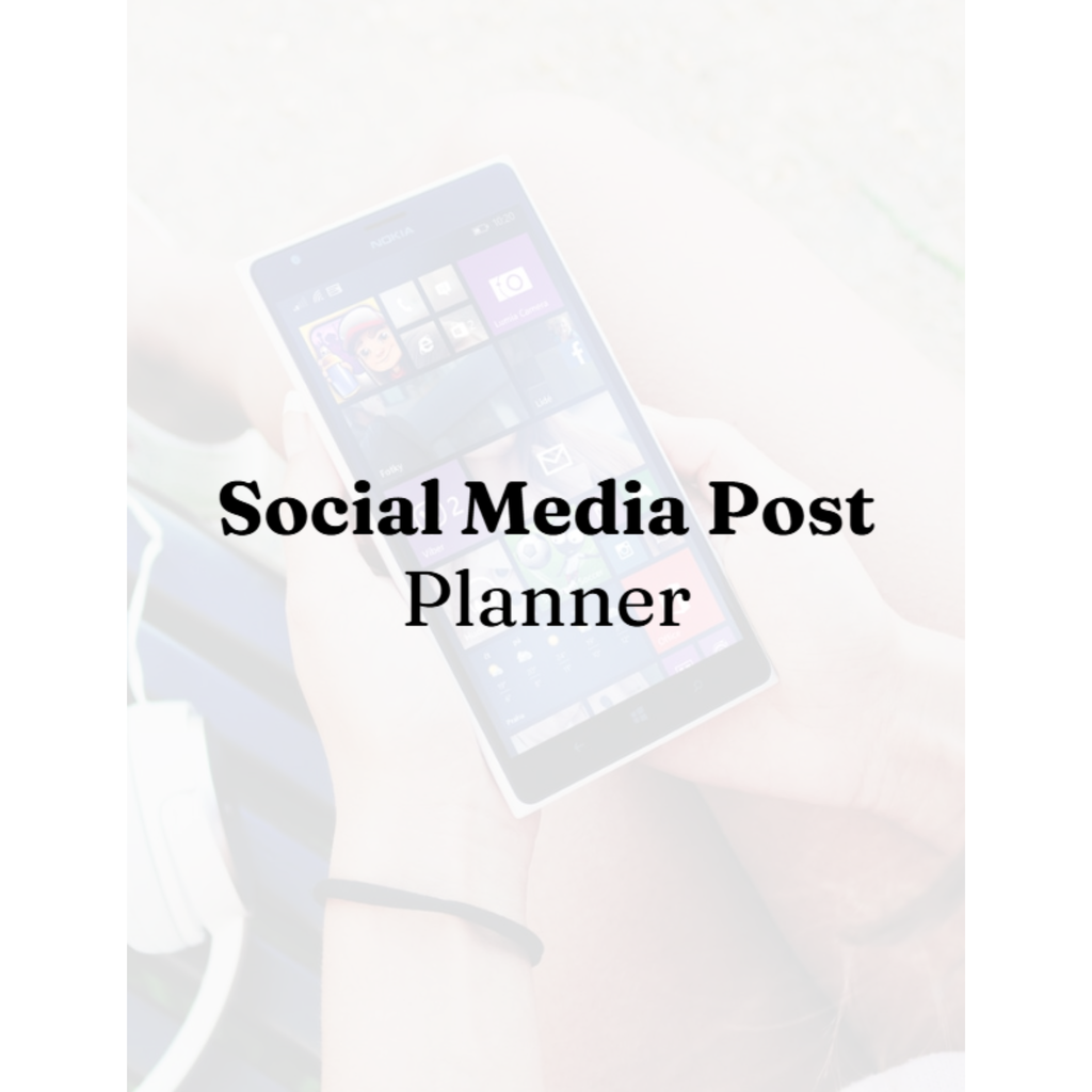 Social Media Post Planner Bundle 18