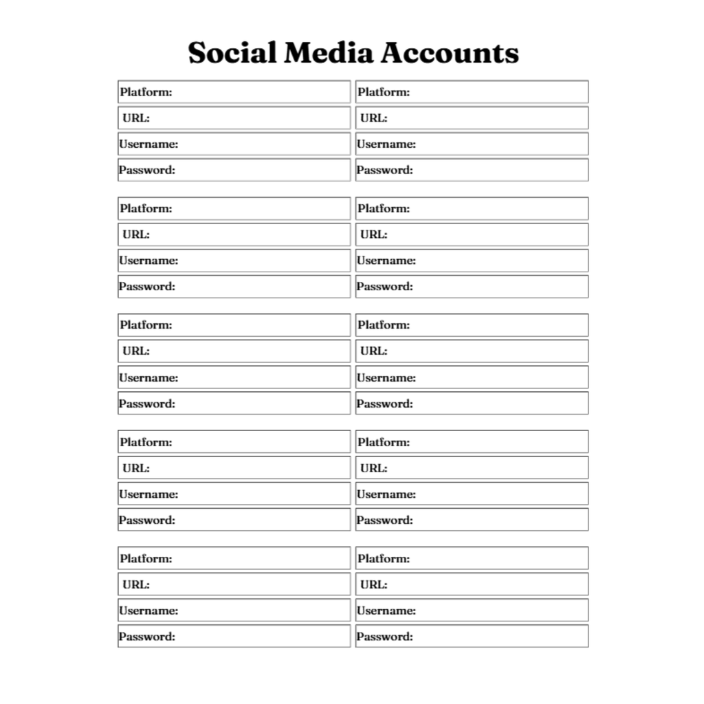 Social Media Post Planner Bundle 18