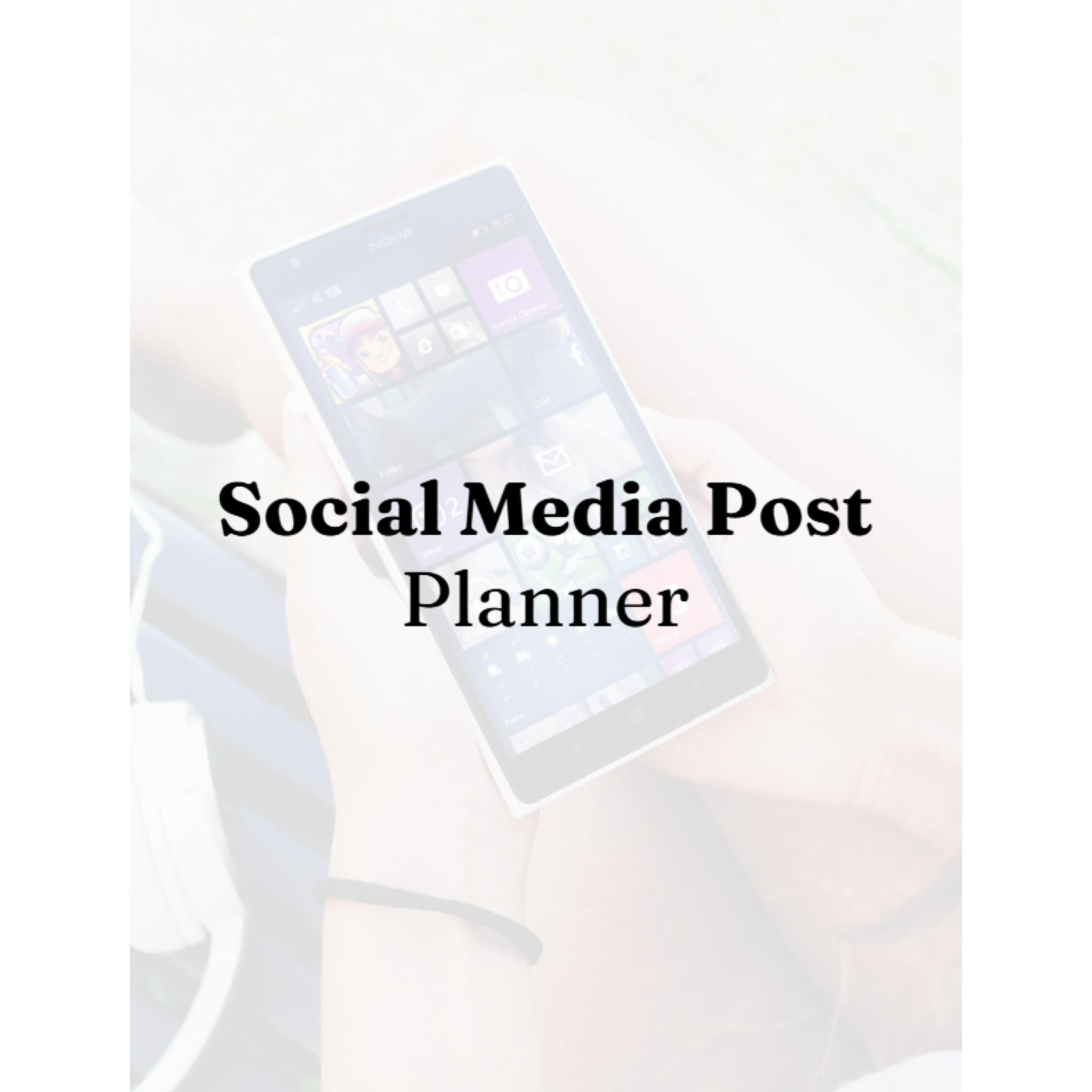 Social Media Post Planner Bundle 19