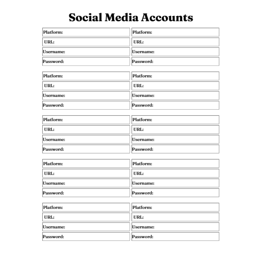 Social Media Post Planner Bundle 19
