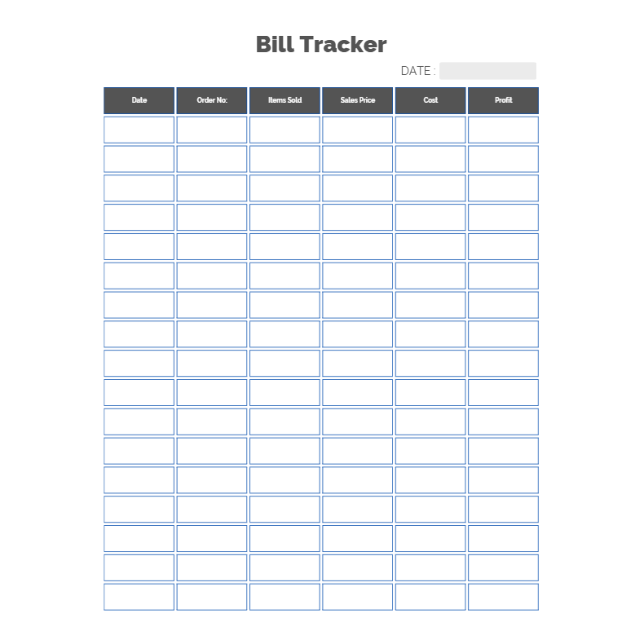 Bill Tracker Bundle 21