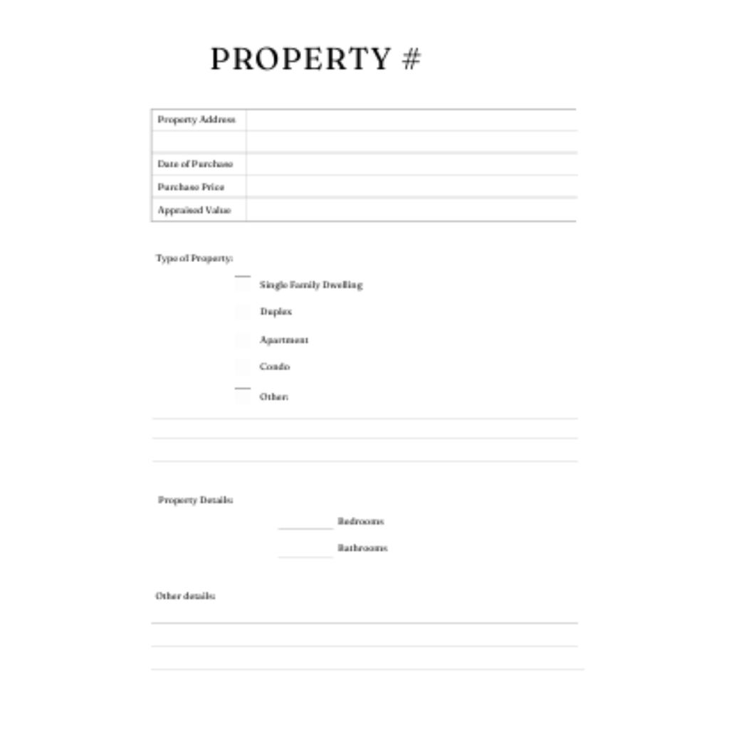 Rental Property Planner Bundle