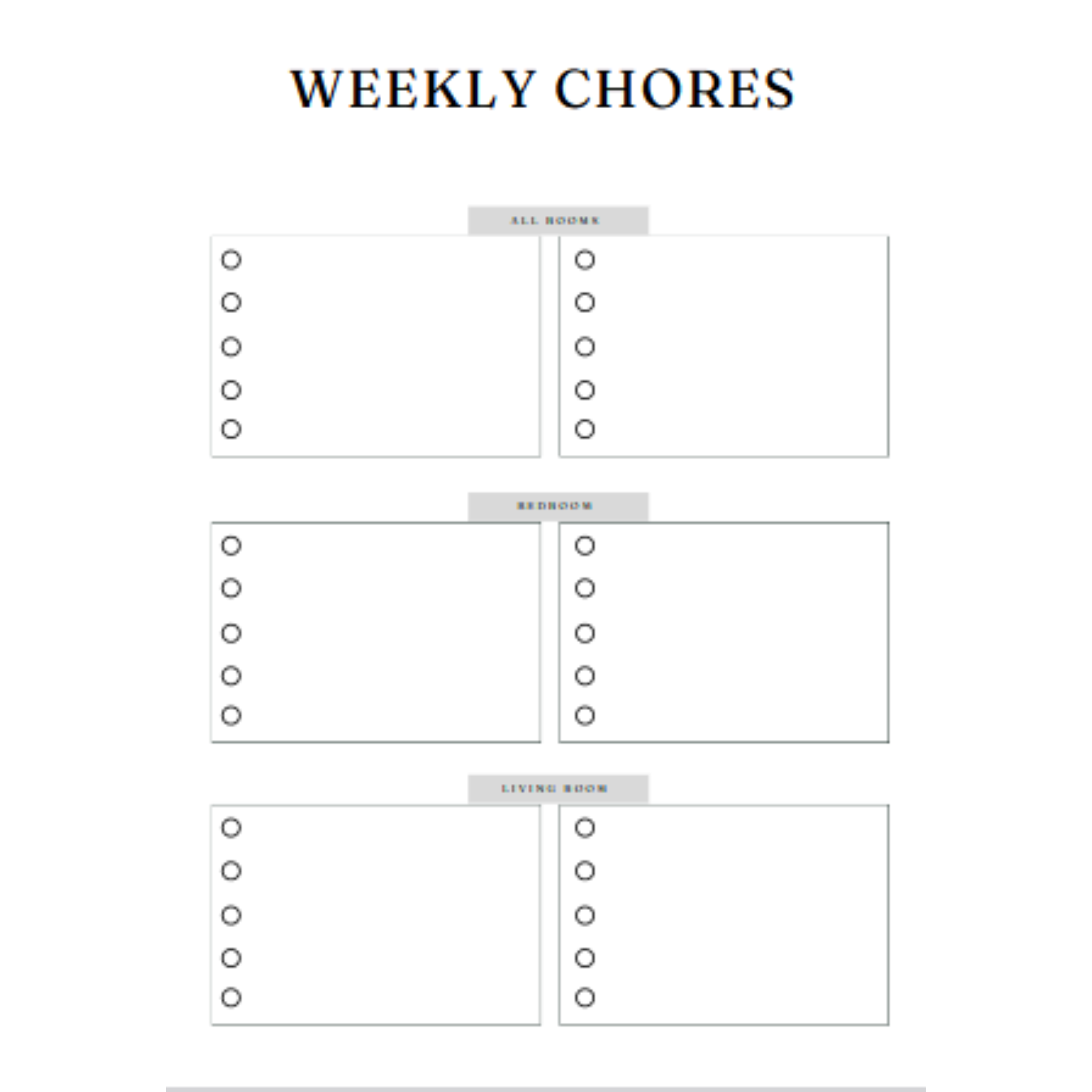 Decluttering and Cleaning Planner Bundle