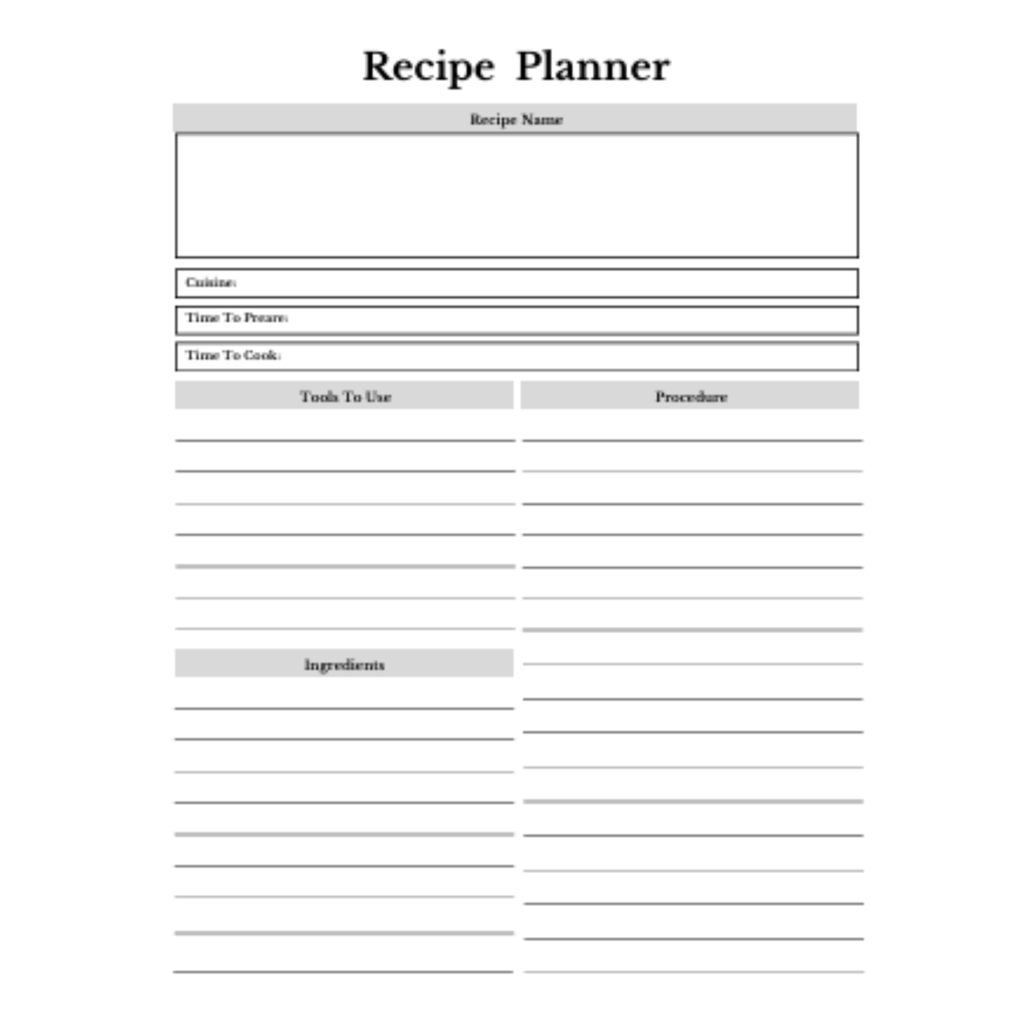 Household Planner Bundle