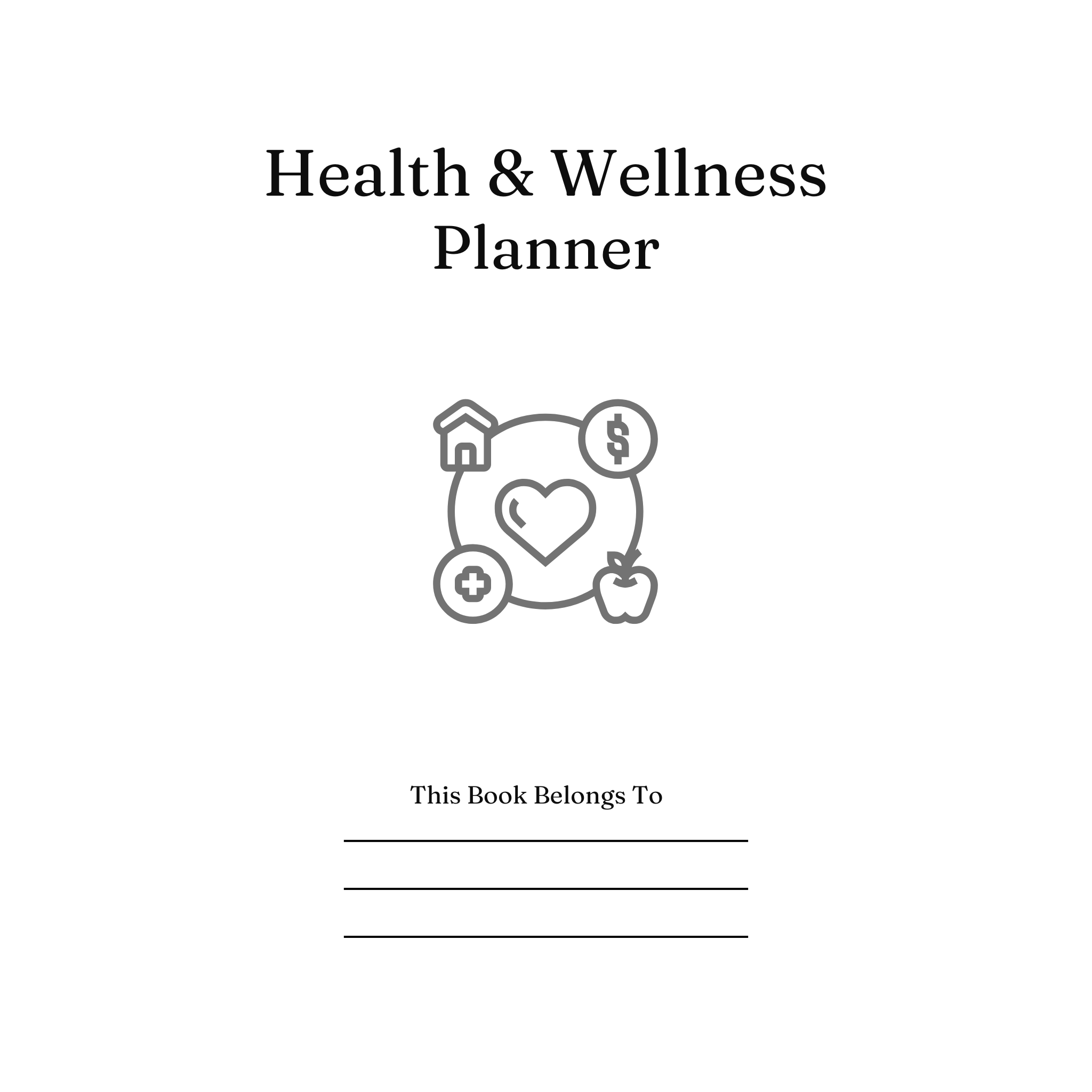 Health and Wellness Planner Bundle