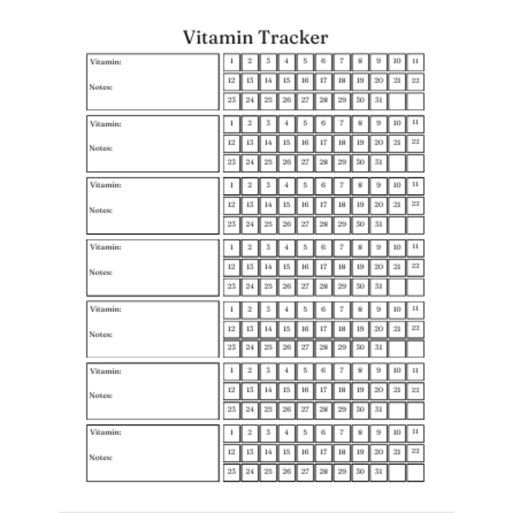 Health and Wellness Planner Bundle