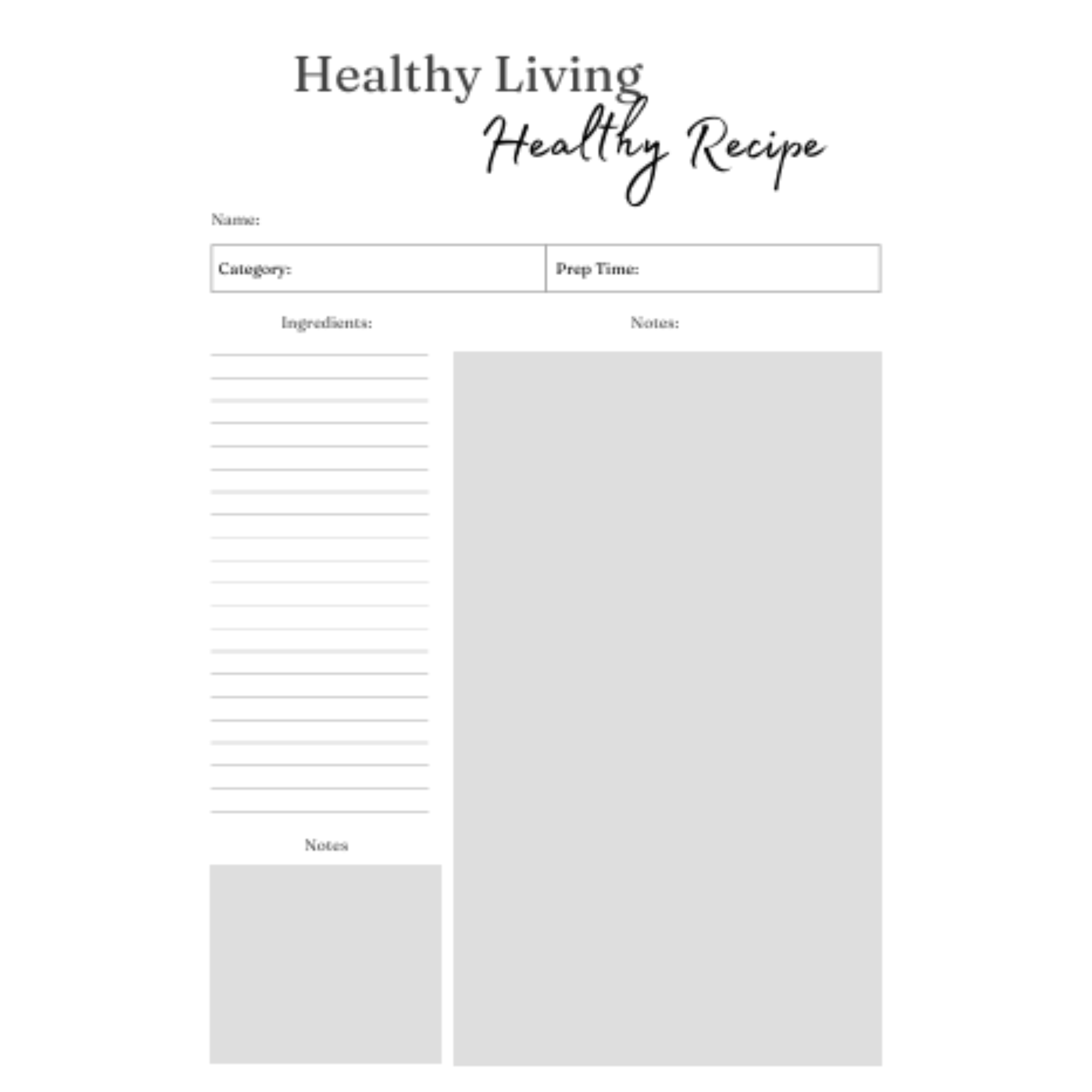Healthy Living Journal Bundle