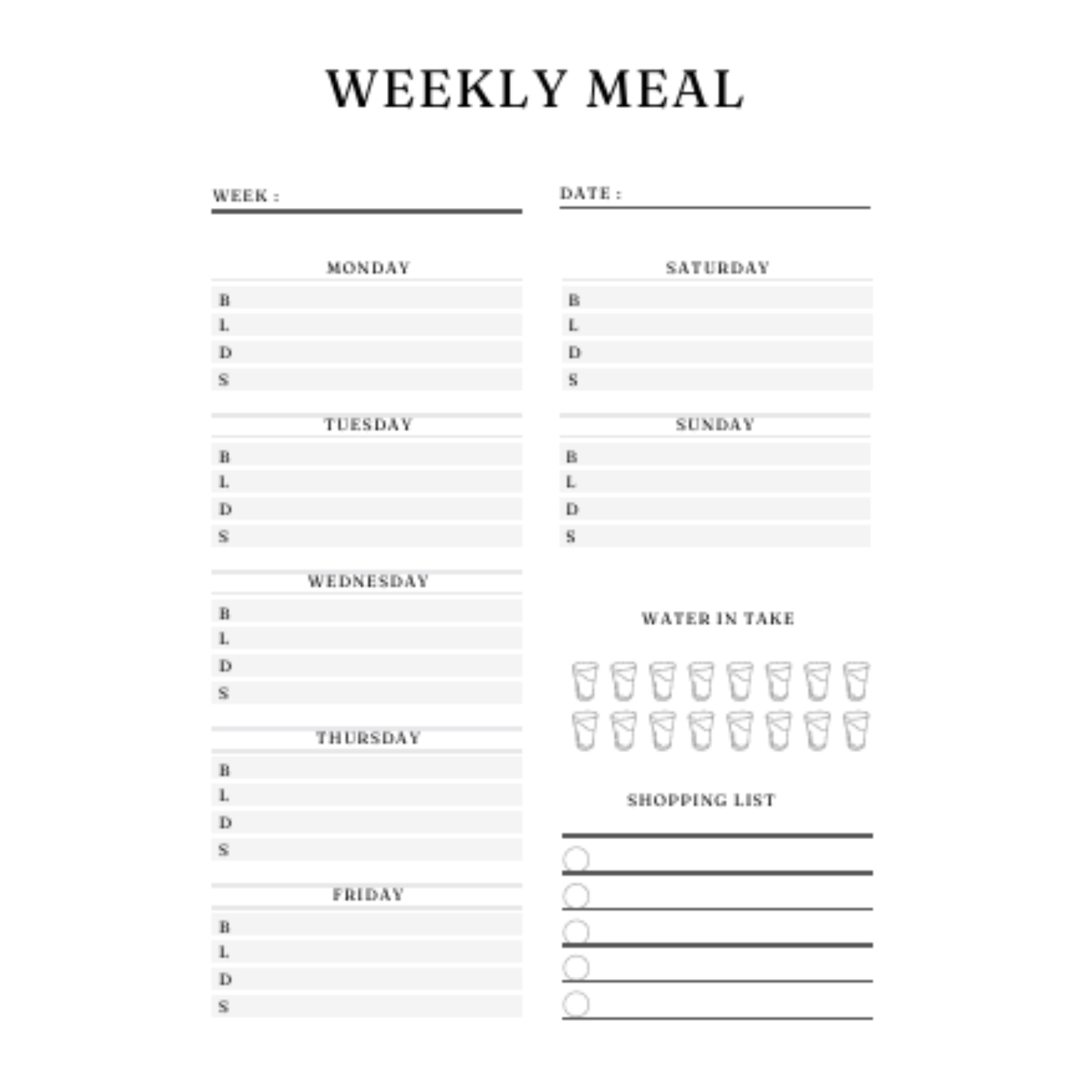 Meal Planner Bundle 25