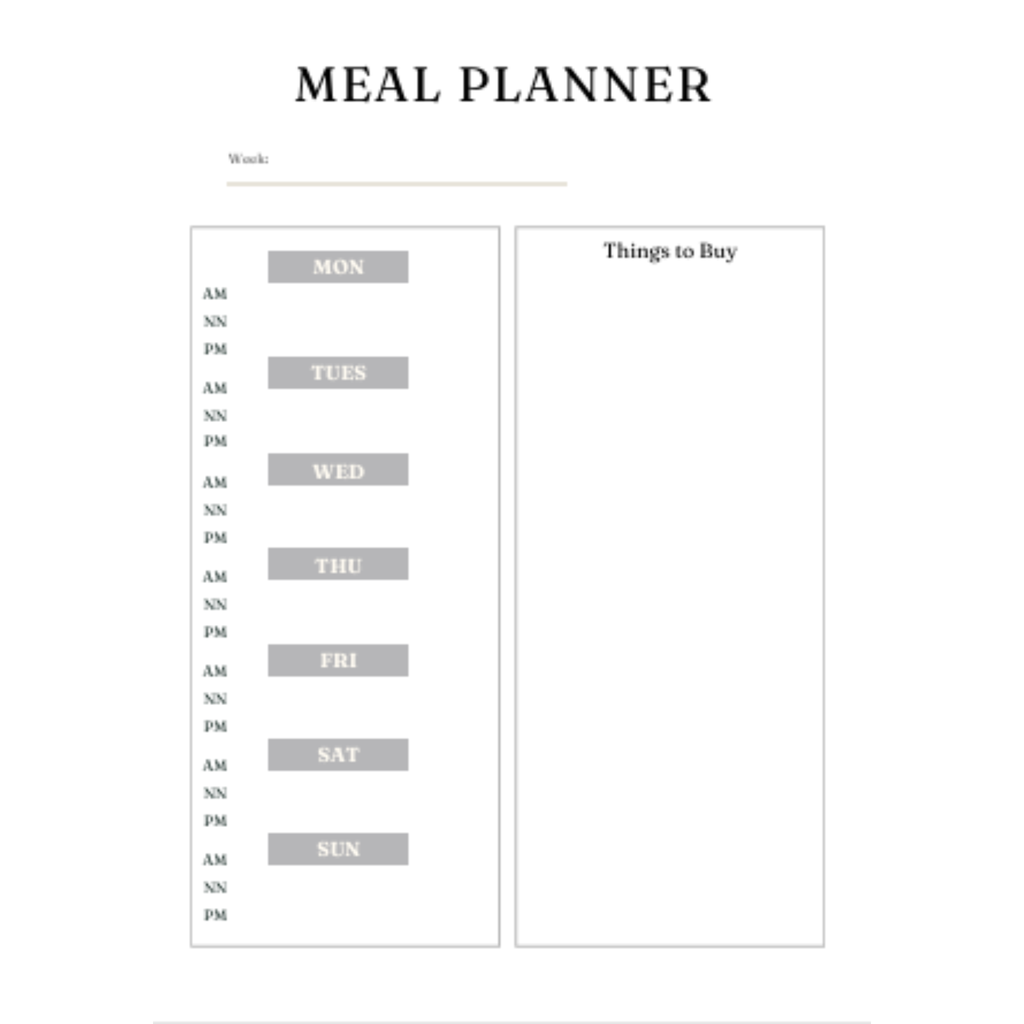 Meal Planner Bundle 25