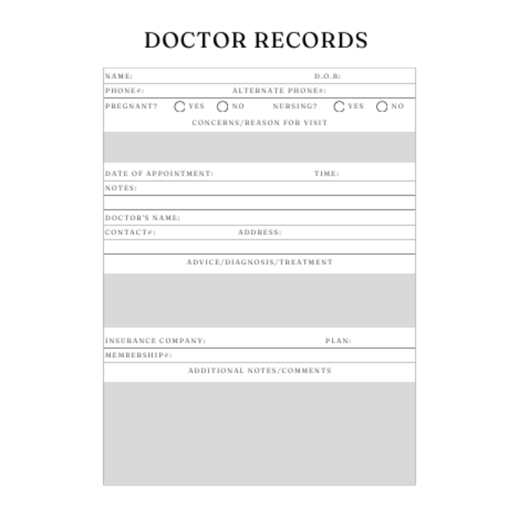 Medical Planner Bundle 27