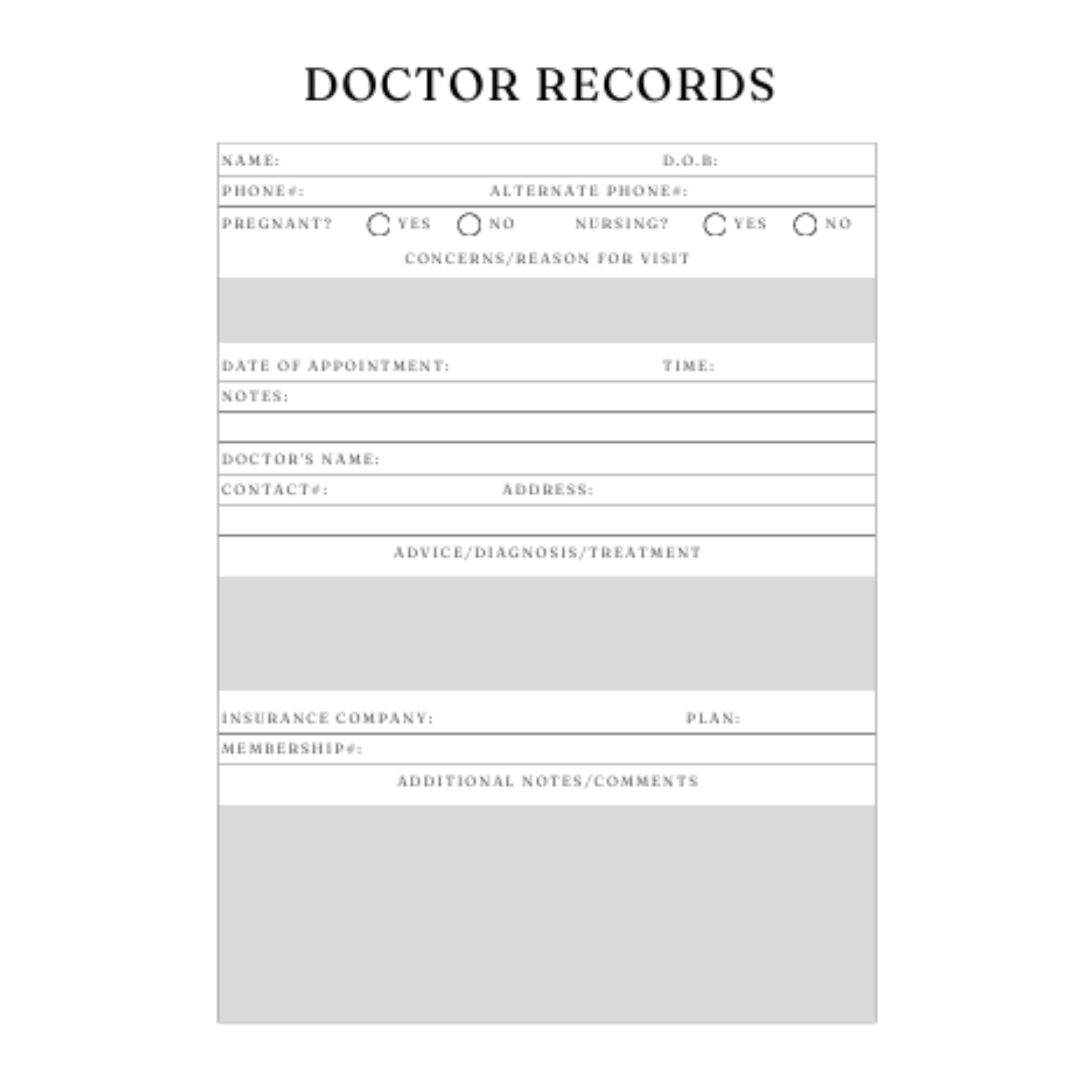 Medical Planner Bundle 27