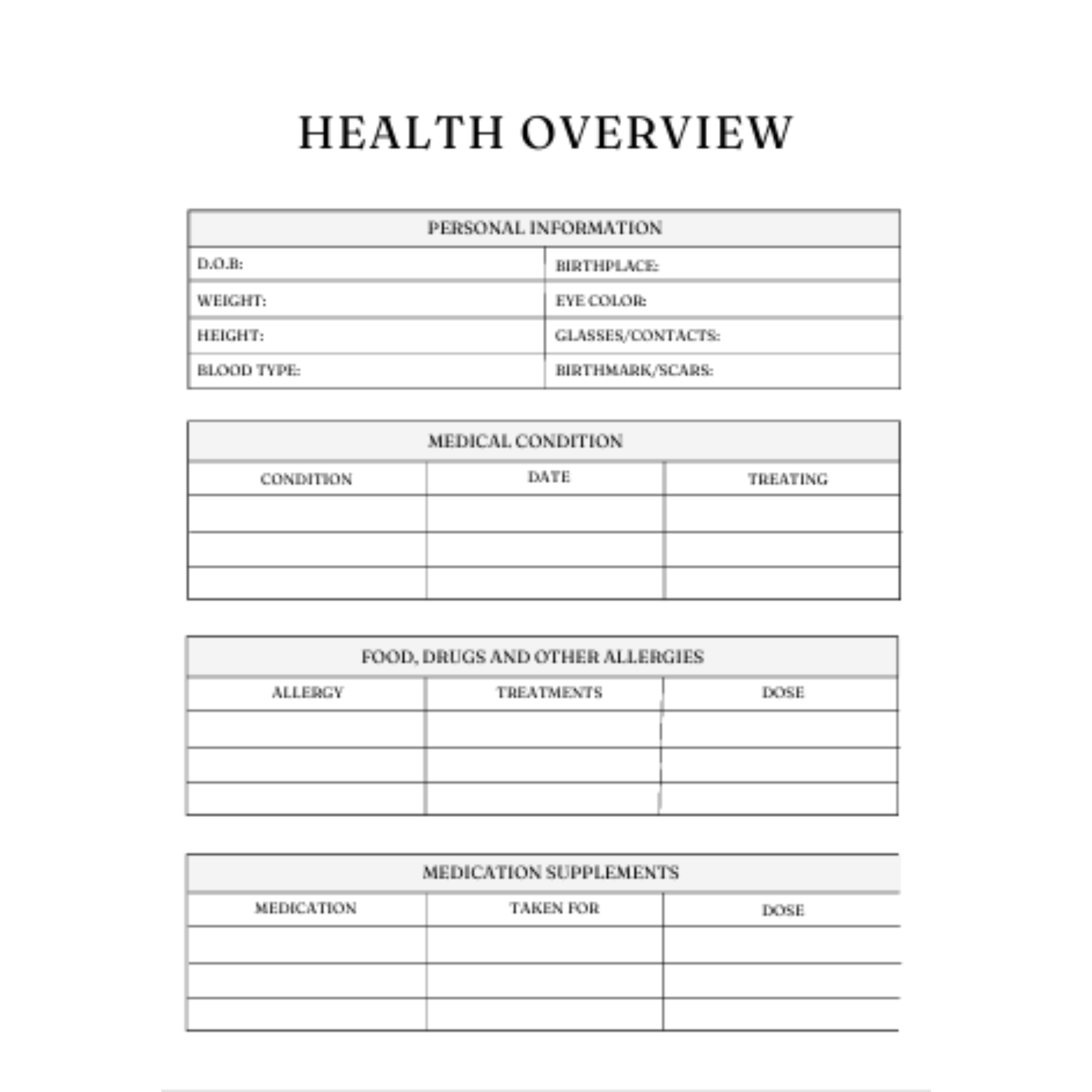 Nutrition Planner Bundle