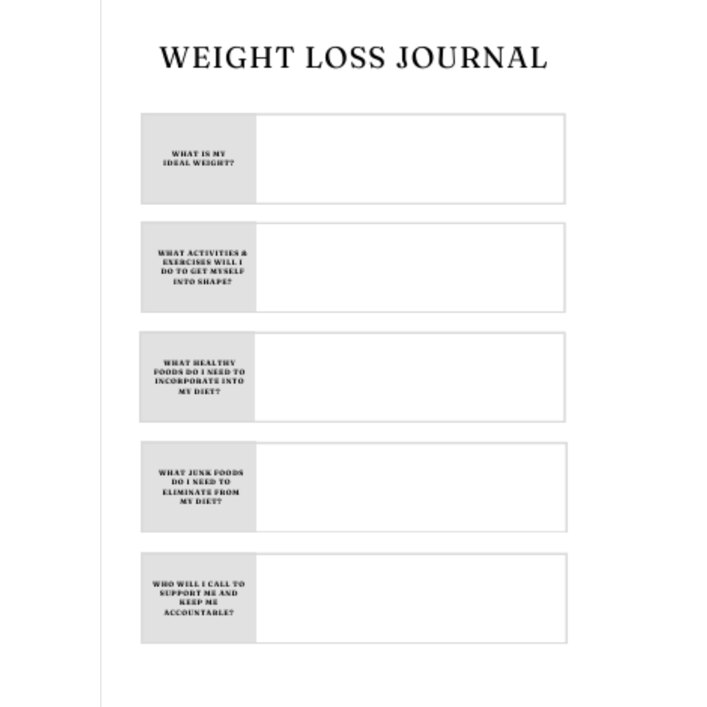 Weight Loss Planner Bundle 28