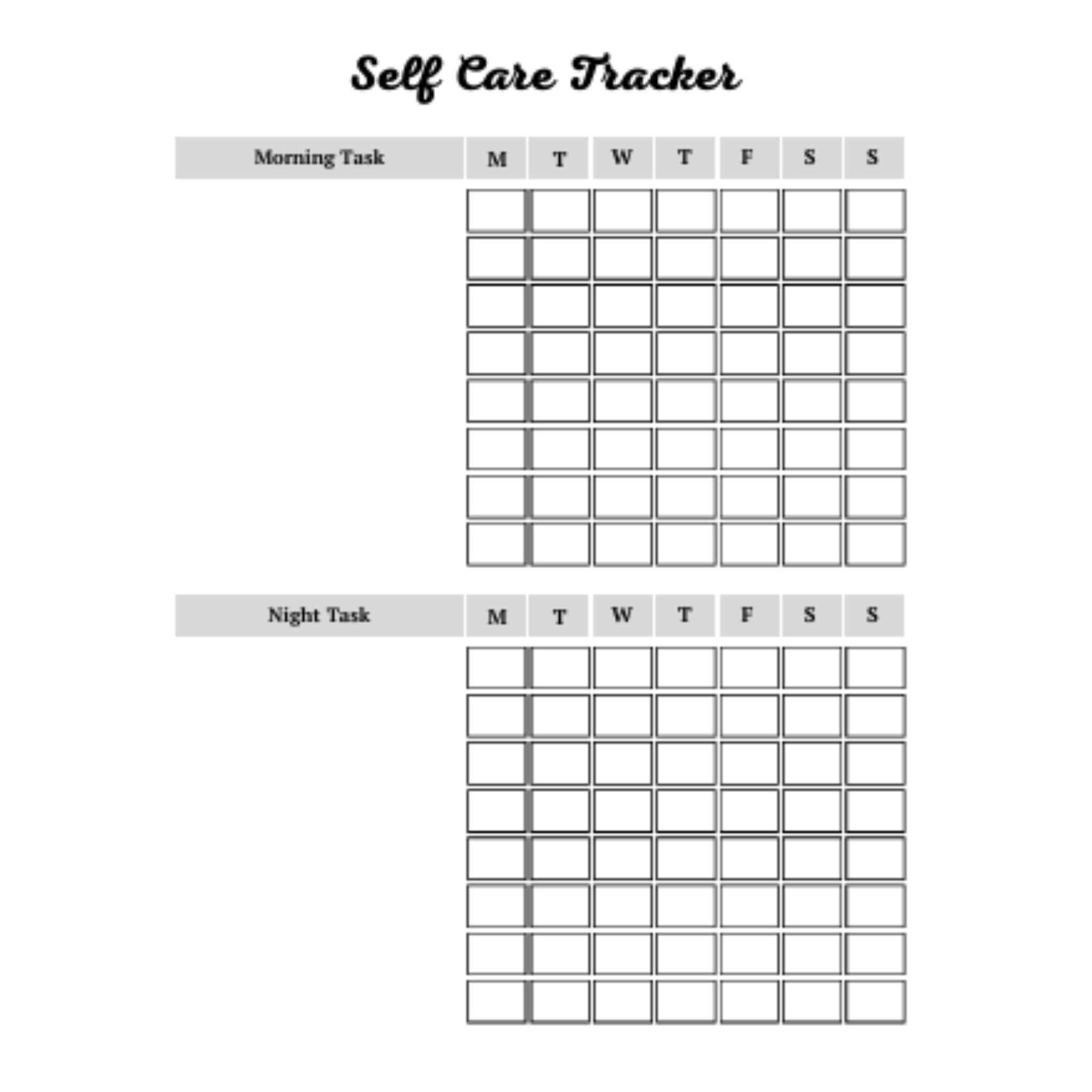 Health & Self Care Planner Bundle