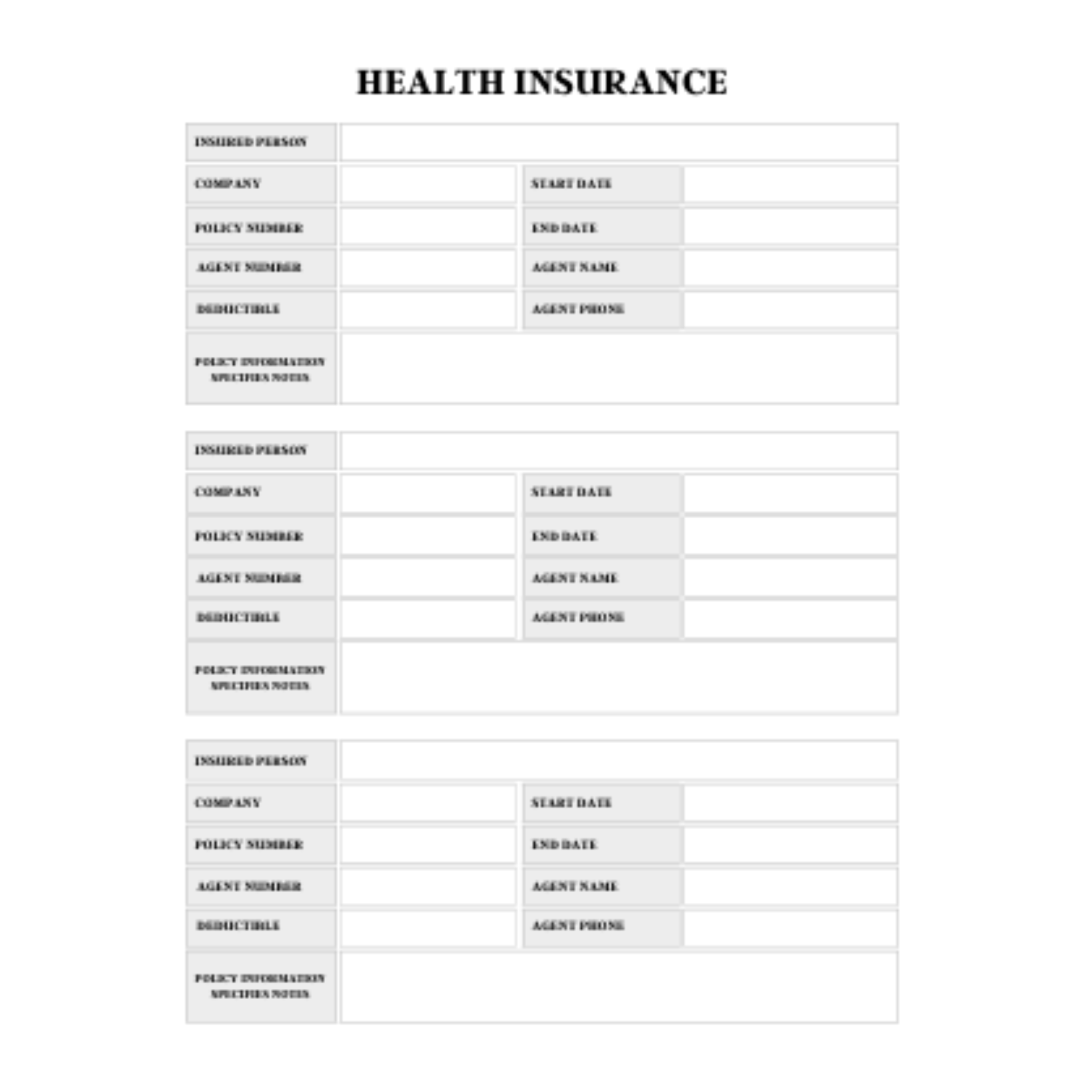 Health Care Planner Bundle