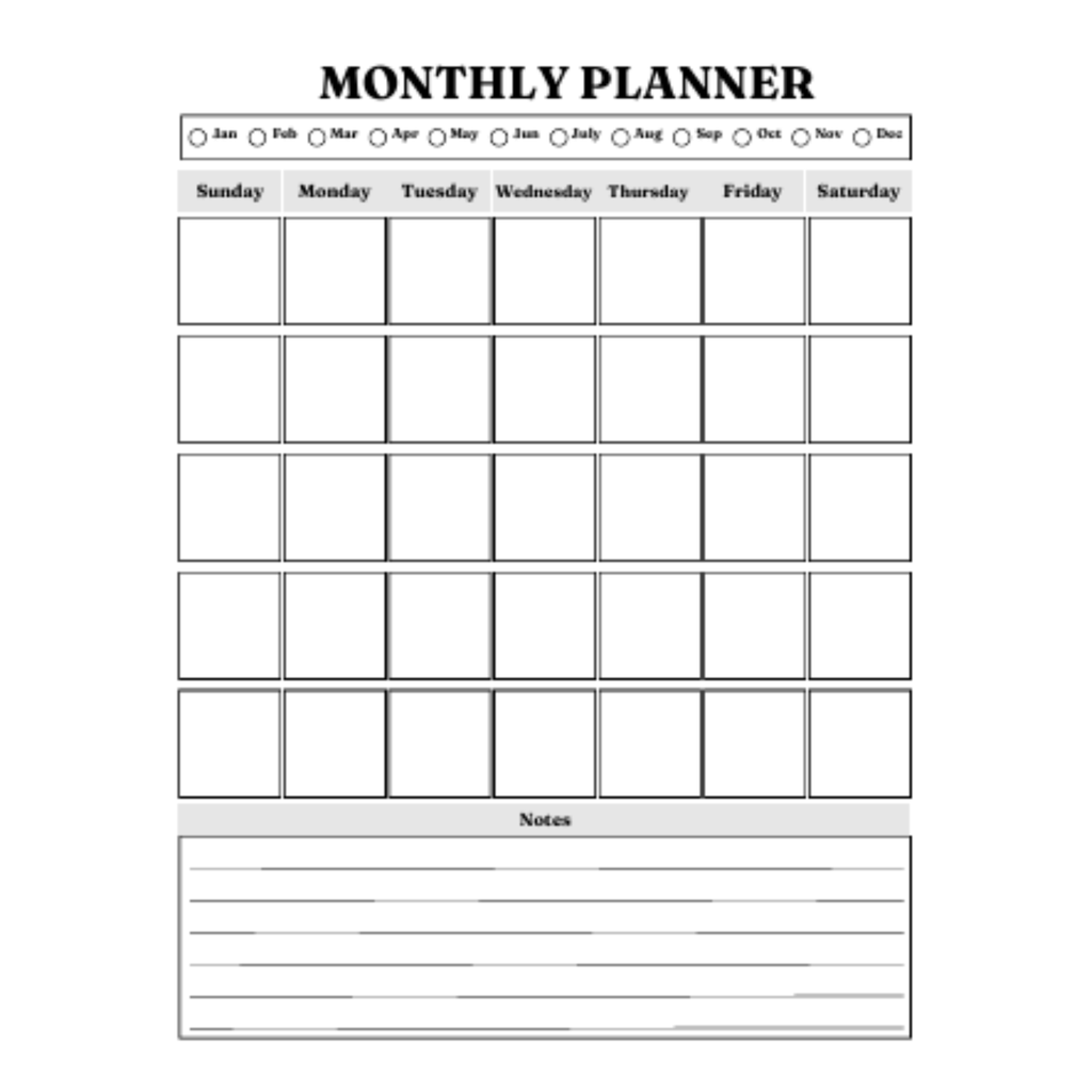 ADHD Planner Bundle including goal tracker and habit planner printables