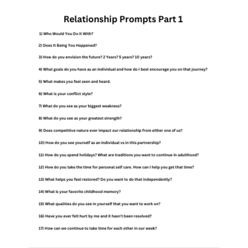 100 Relationship Prompts Bundle