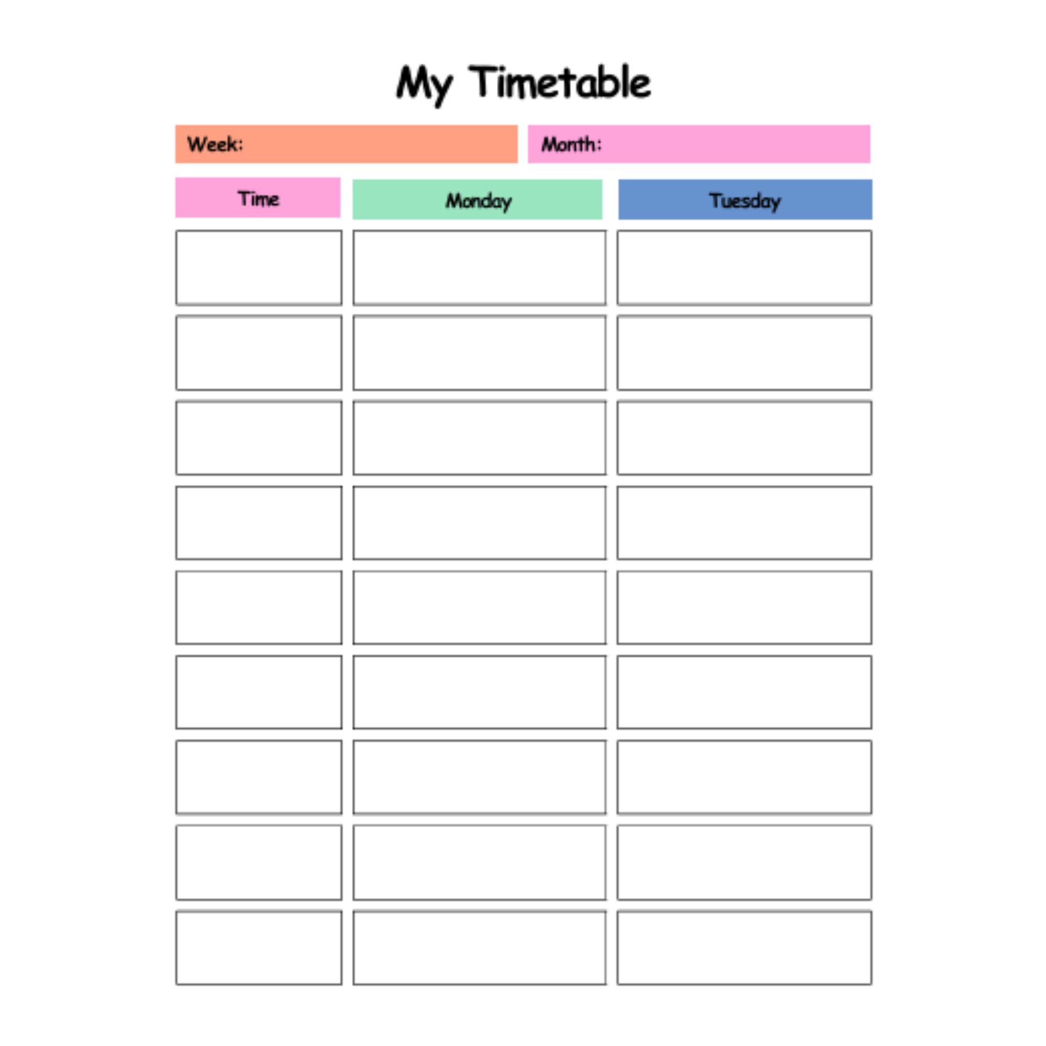 ADHD School Planner Bundle with academic planning and organization pages