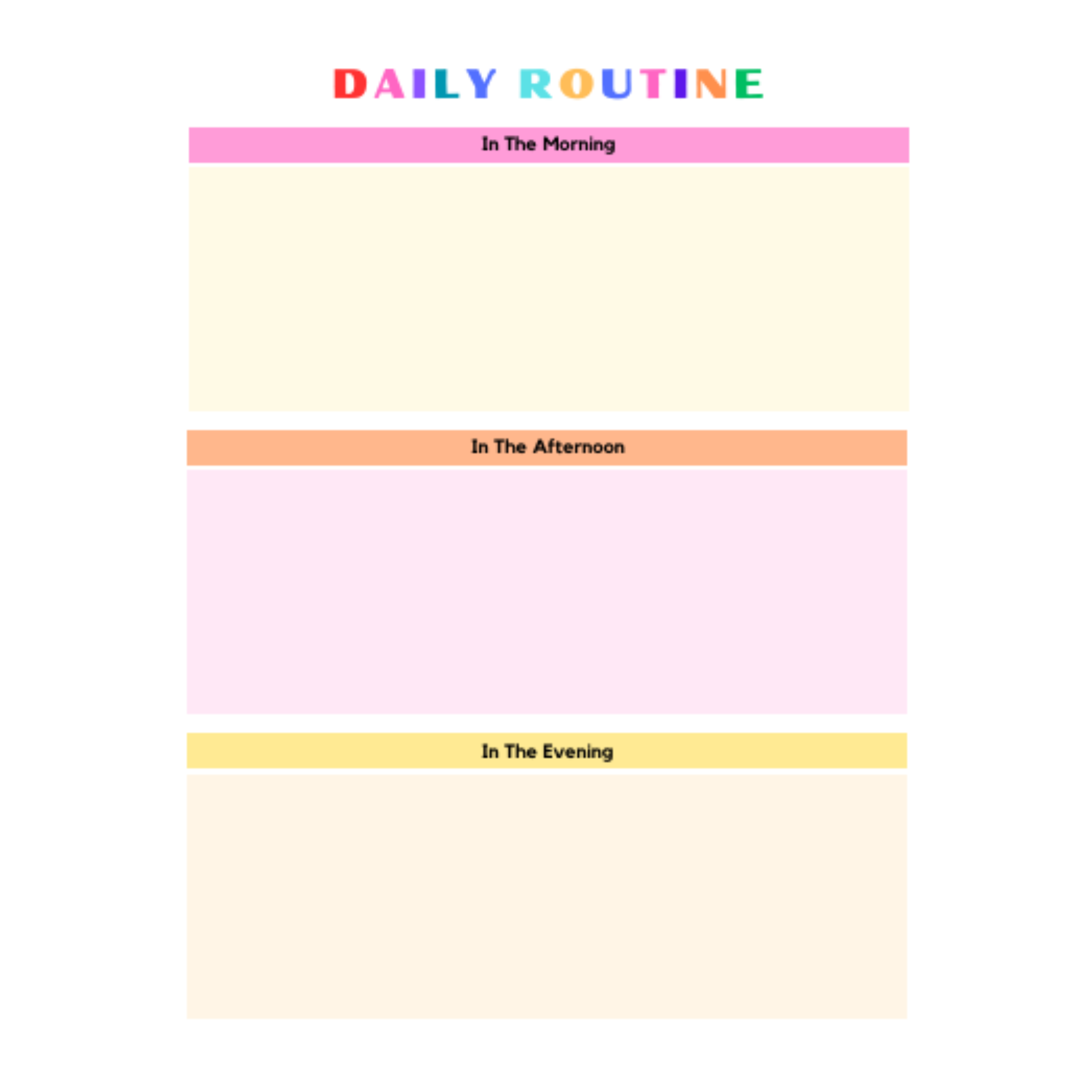 ADHD Printable Planner bundle with printable pages for kids organization