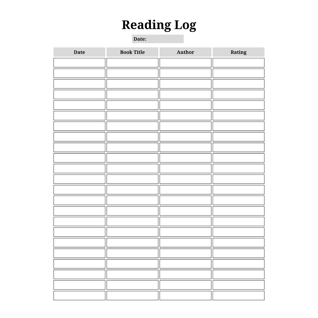 Digital Reading Journal Bundle 34