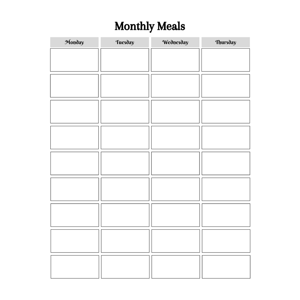 Meal Planner Bundle