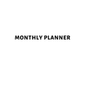 Monthly Planner Bundle