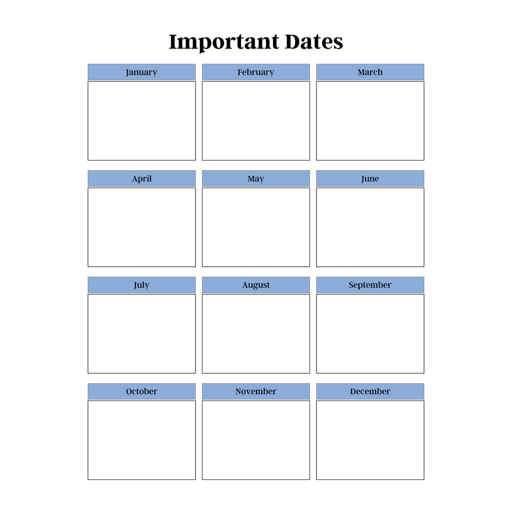 Monthly Planner Bundle