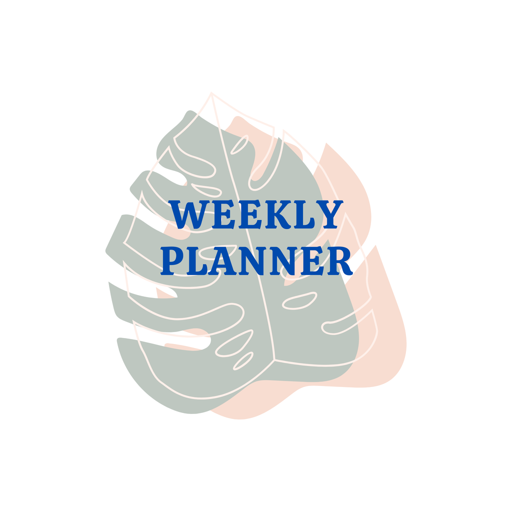 Weekly & Monthly Planner Bundle