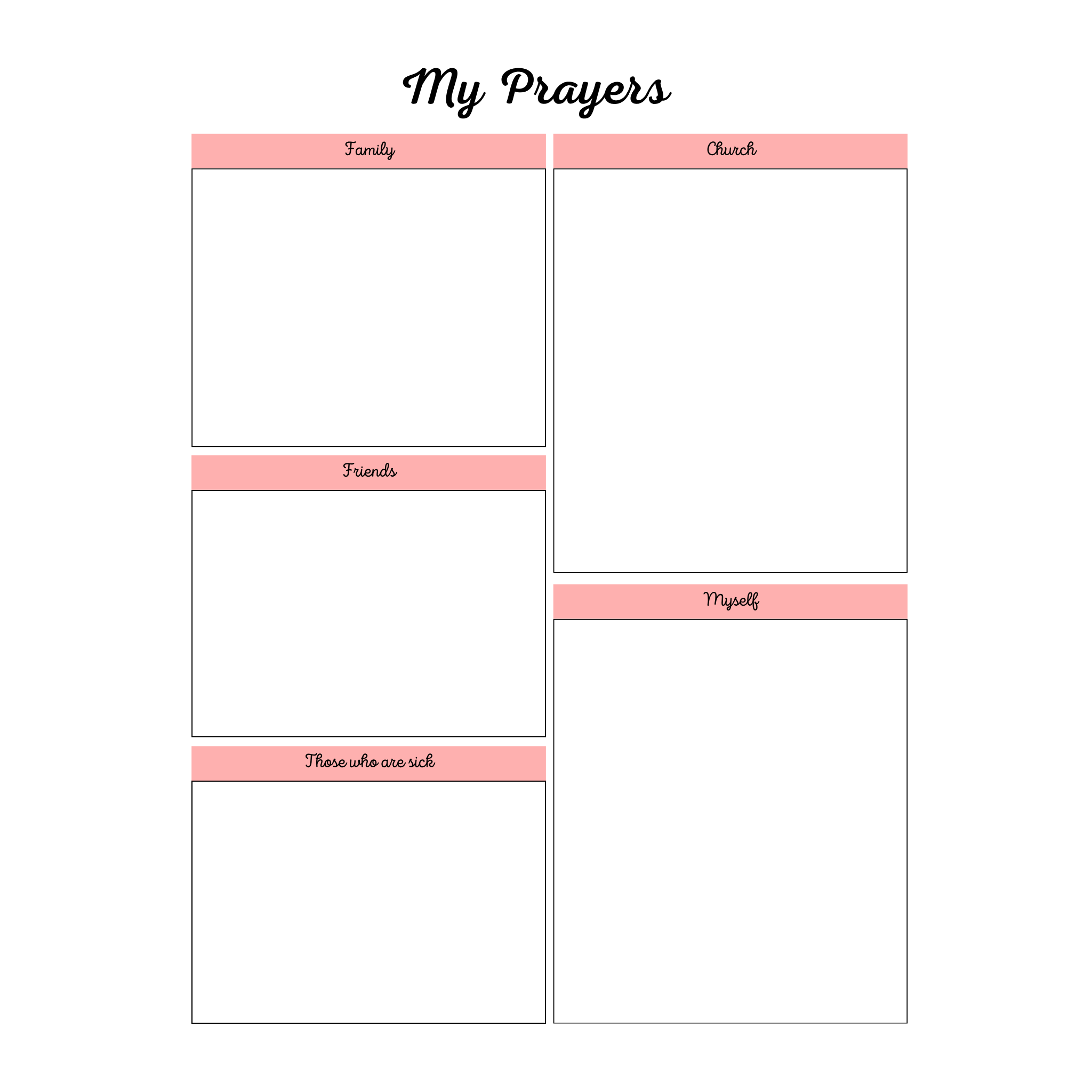 Prayer Journal Bundle