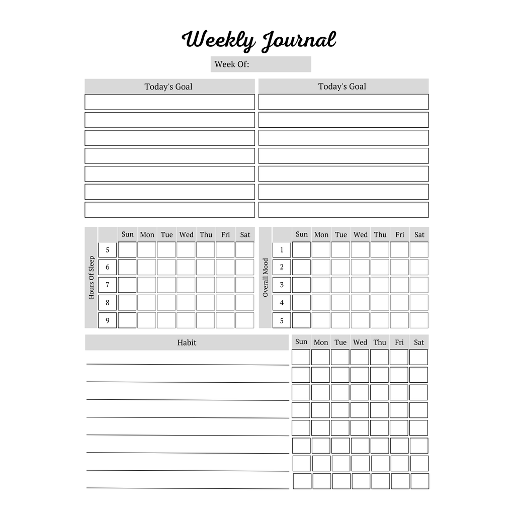 Self Care Planner Bundle
