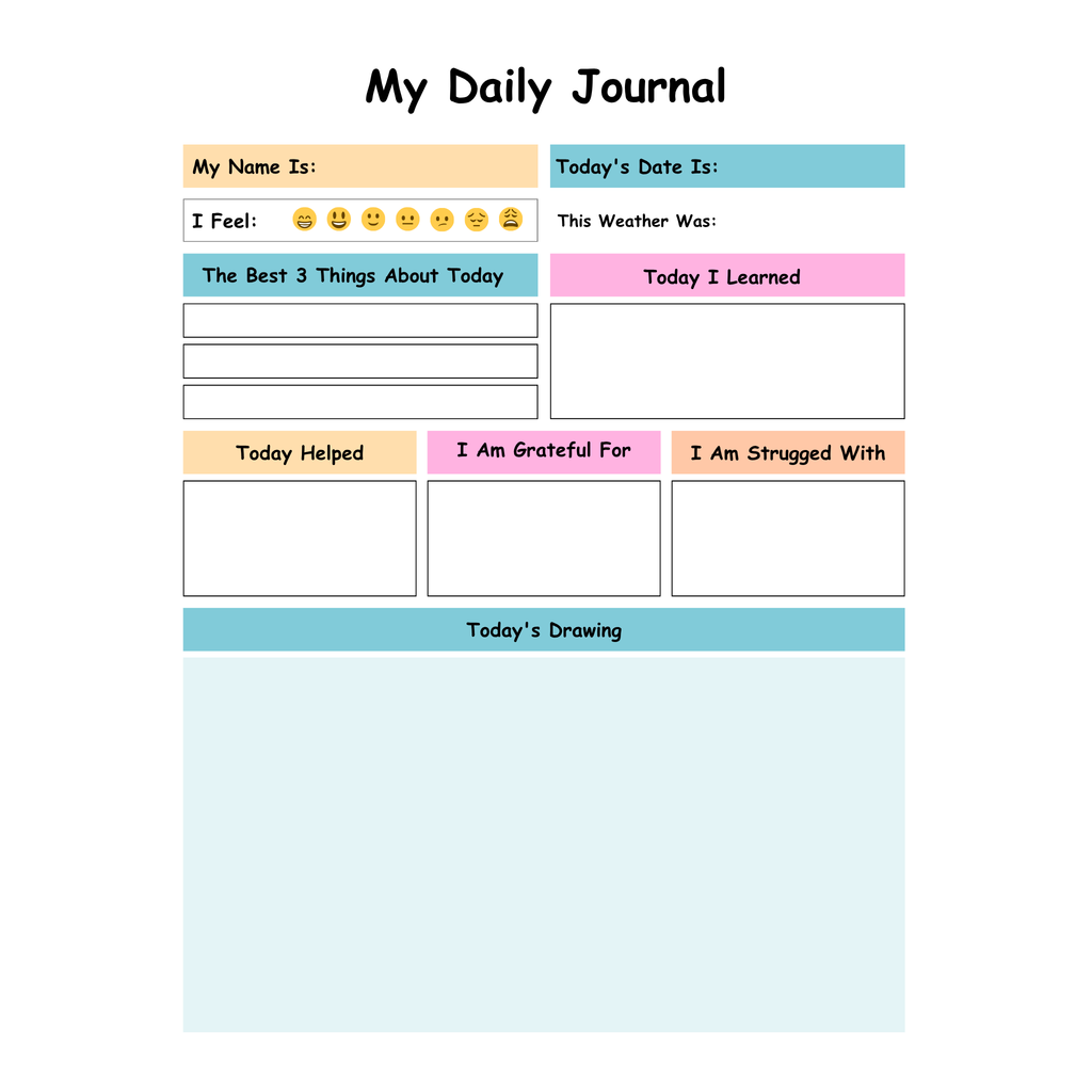 Daily Journal for Kids Bundle